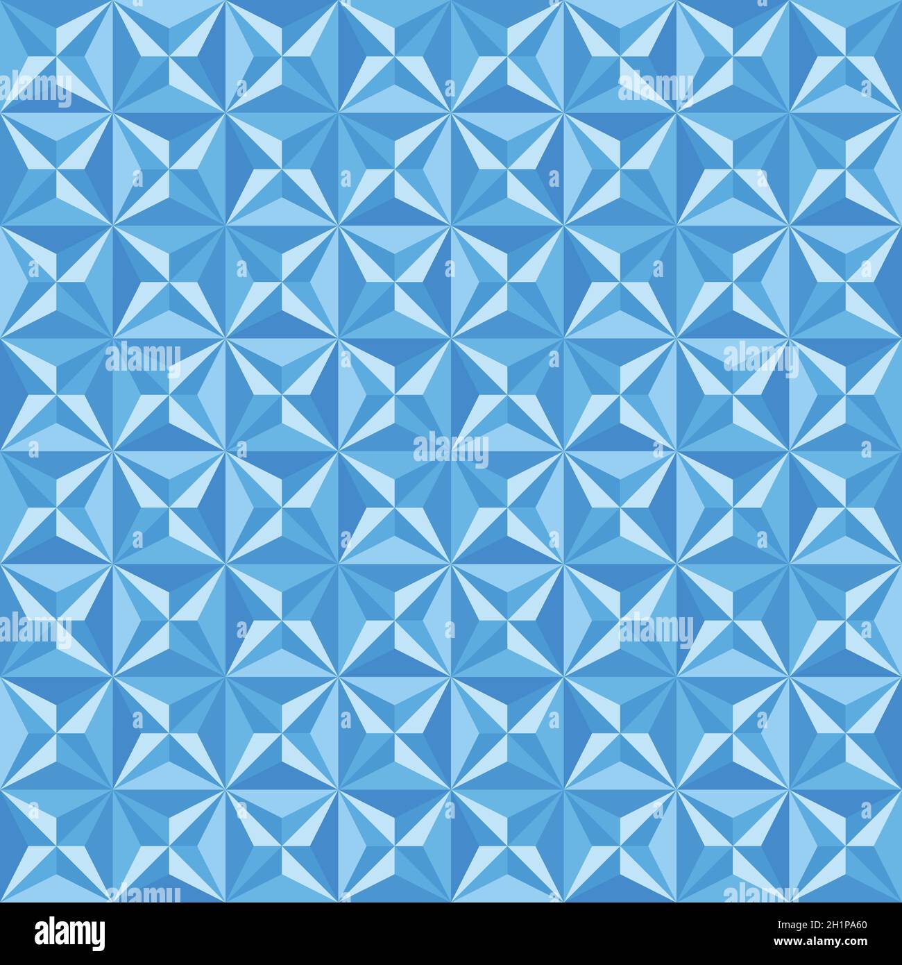 Sternform geometrisches Muster Vektor-Design, geometrische Figur Textur für Hintergründe Stock Vektor