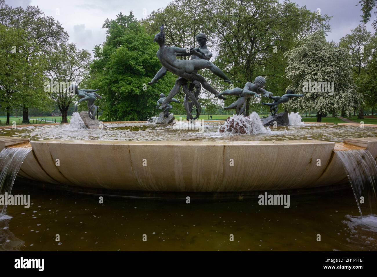 Joy of Life Wasserbrunnen im Hyde Park, London, Großbritannien Stockfoto