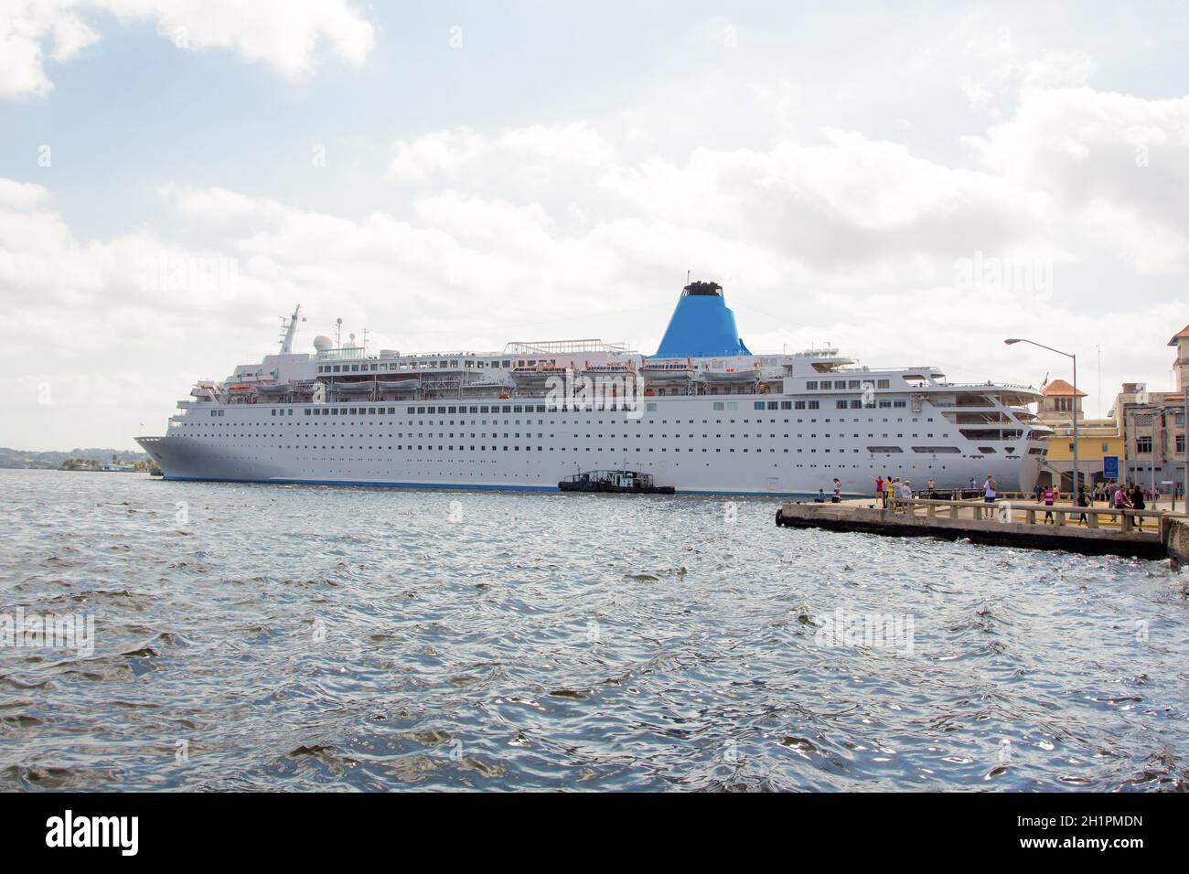 Kreuzfahrten in der Bucht von Havanna Stockfoto