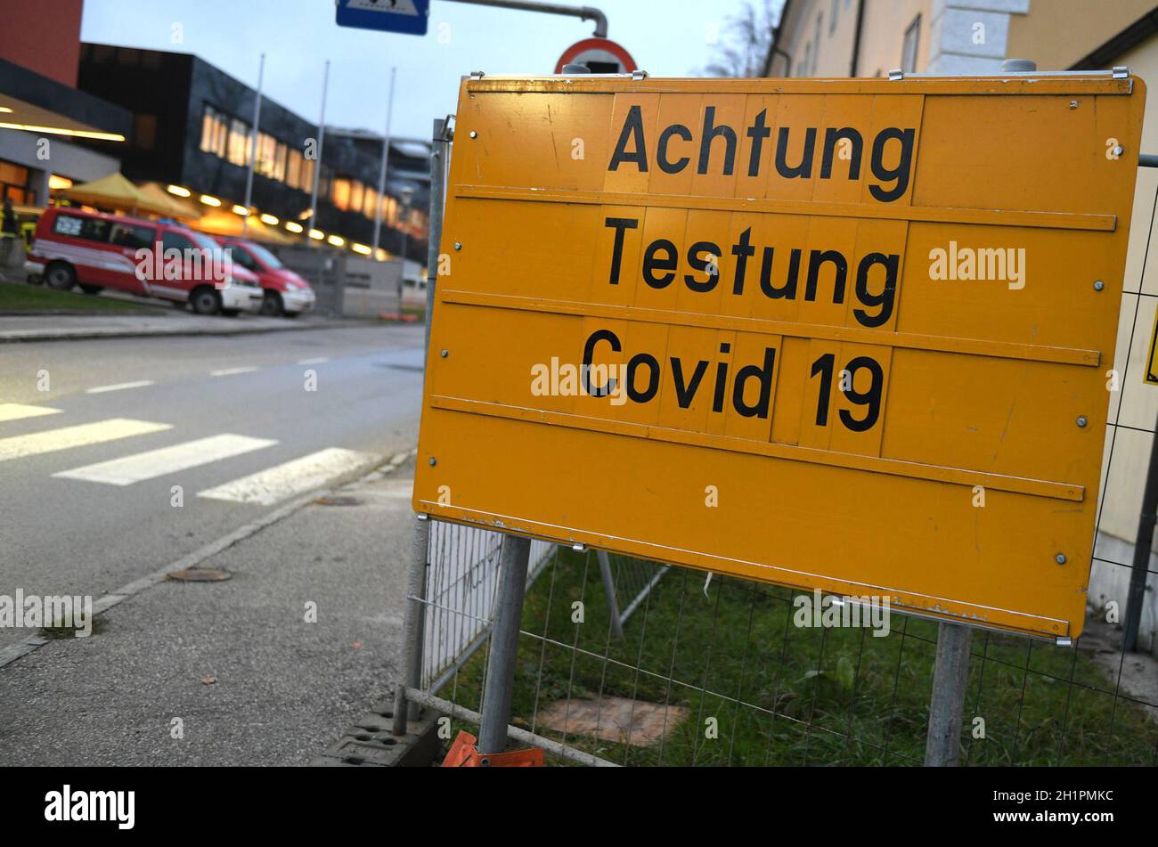 Corona Antigen Test in Österreich (Europa) - Corona Antigen Test in Österreich (Europa) Stockfoto