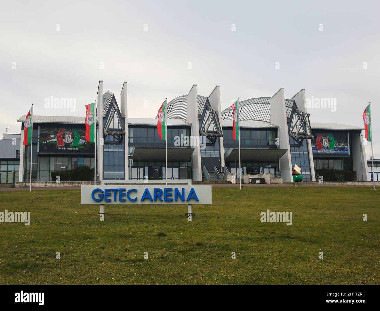 GETEC Arena Magdeburg in Sachsen-Anhalt Stockfoto