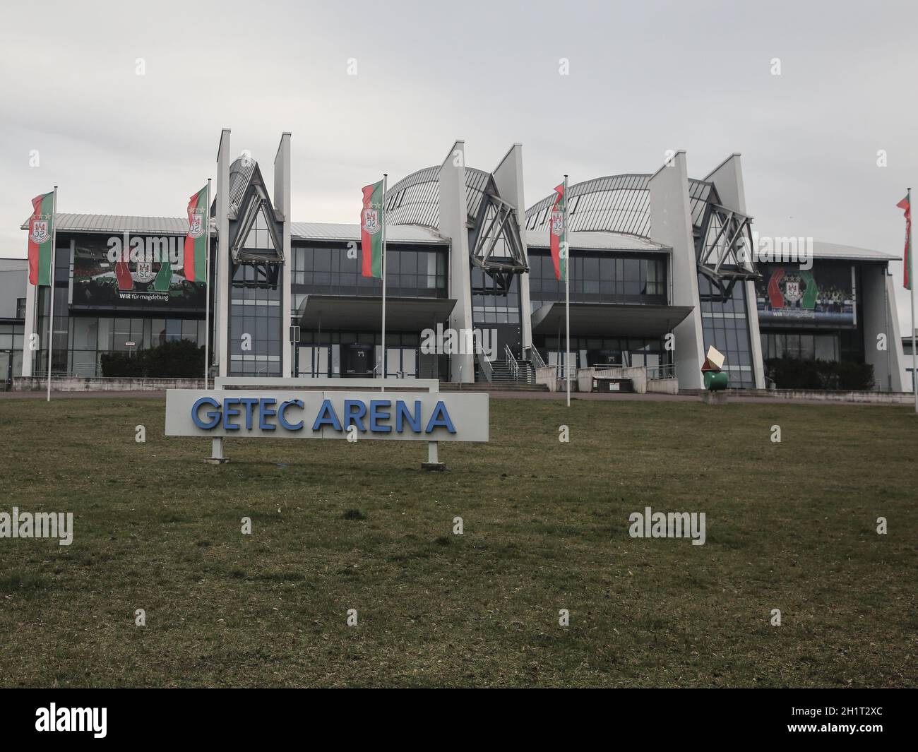 GETEC Arena Magdeburg in Sachsen-Anhalt Stockfoto