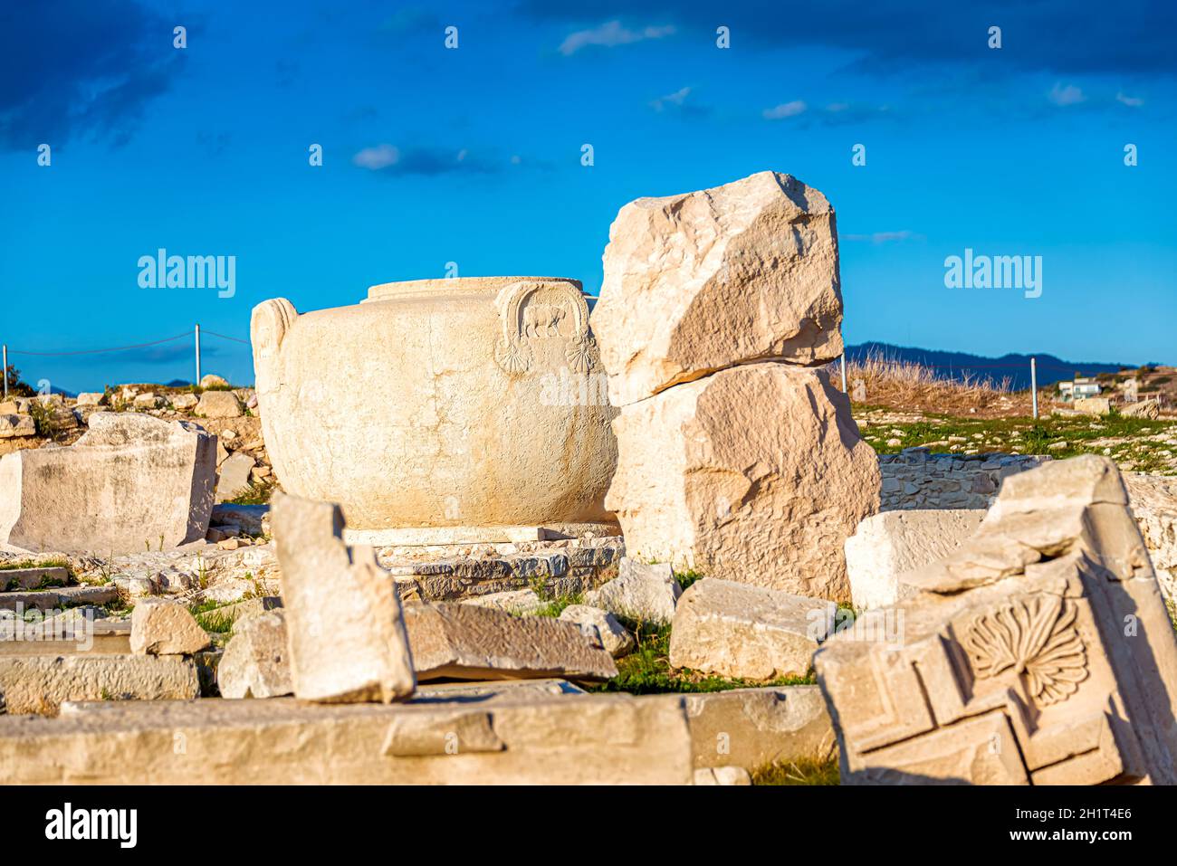 Amathus Ruinen in Zypern Stockfoto