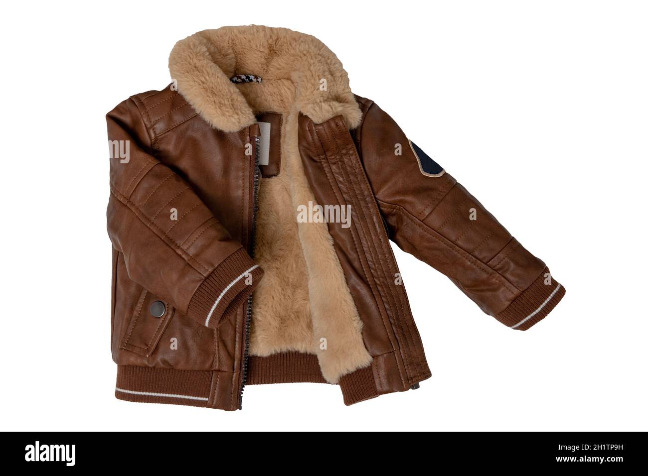 Beige jacket fur Ausgeschnittene Stockfotos und -bilder - Alamy
