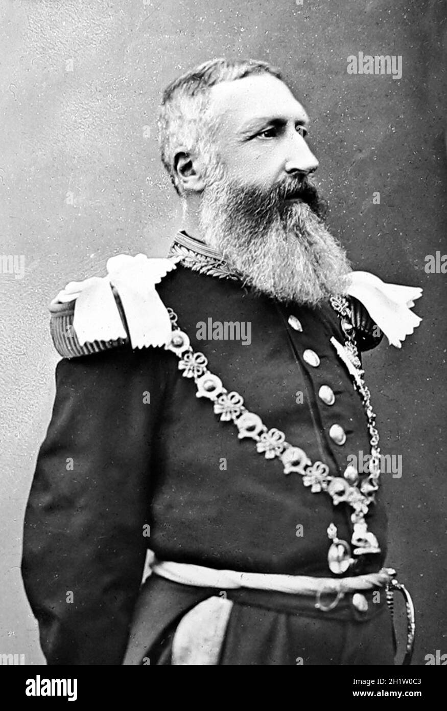 Leopold II., König der Belgier, viktorianische Zeit Stockfoto