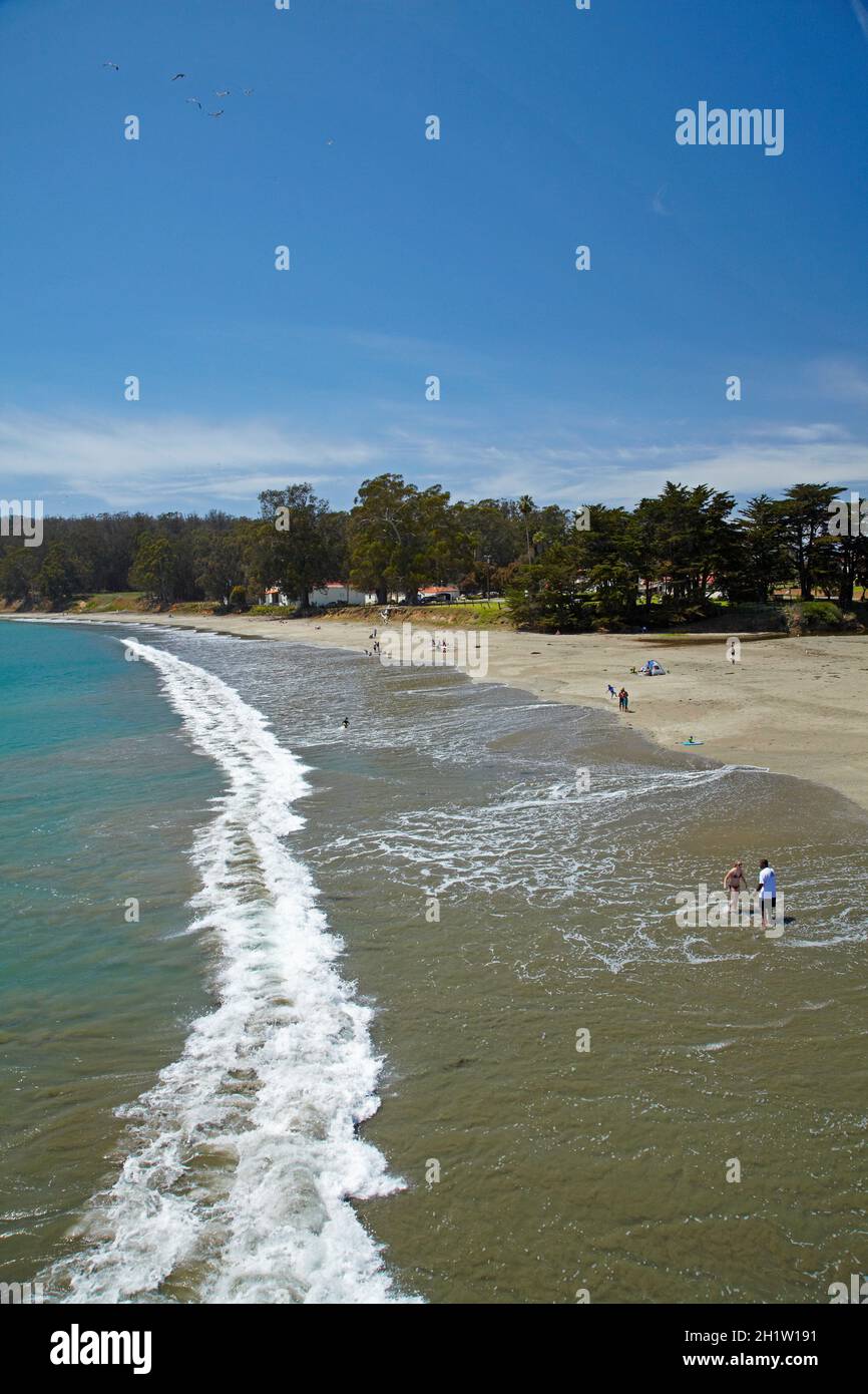 William Randolph Hearst Memorial Beach, San Simeon, Central Coast, Kalifornien, USA Stockfoto