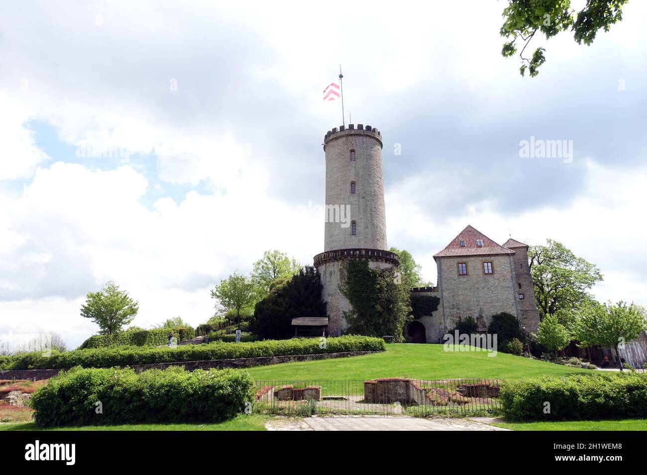 Burg und Festung Sparrenburg, Bielefeld, Nordrhein-Westfalen, Deutschland Stockfoto