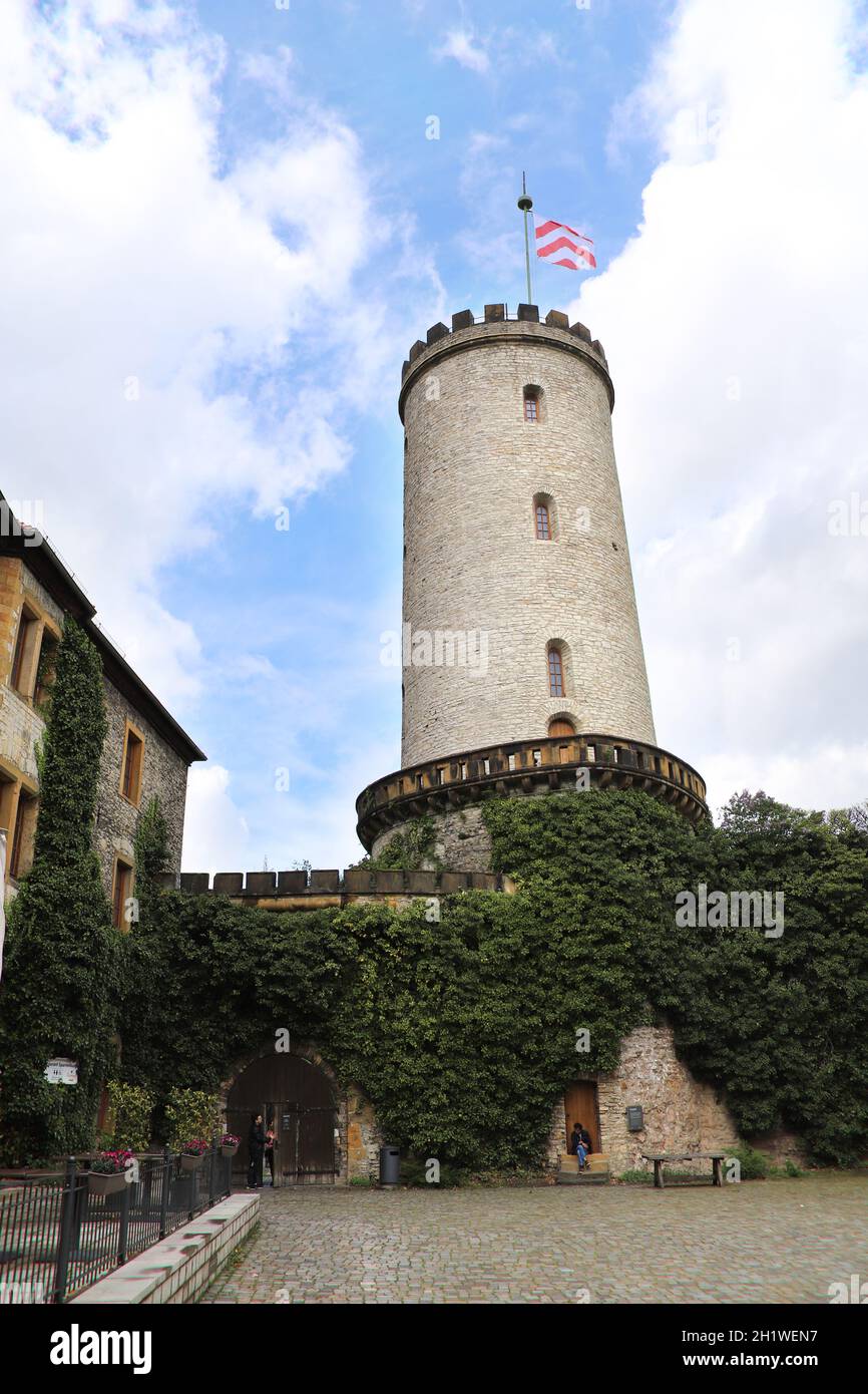 Burg und Festung Sparrenburg, Bielefeld, Nordrhein-Westfalen, Deutschland Stockfoto