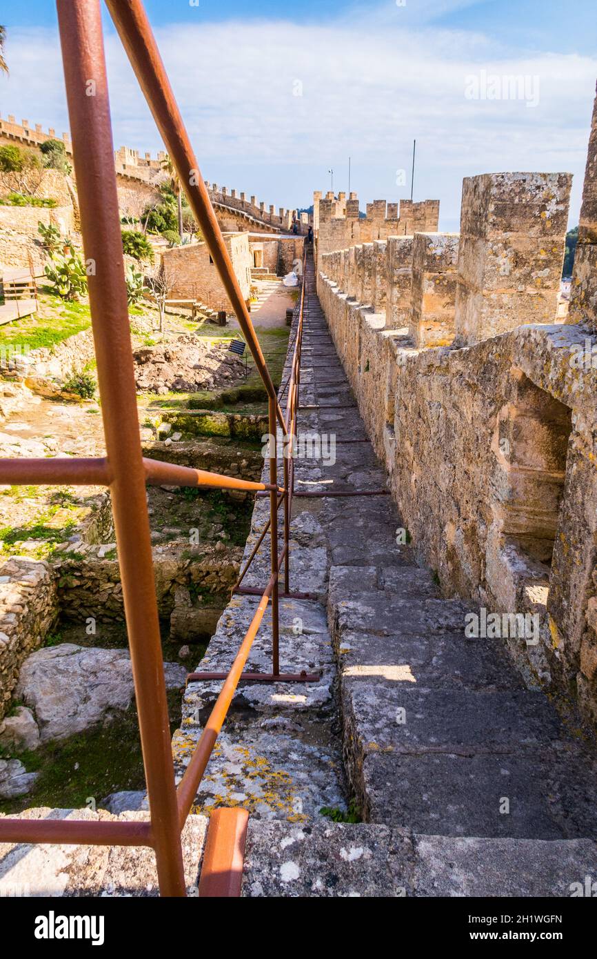 Castell Capdepera, Mallorca Stockfoto