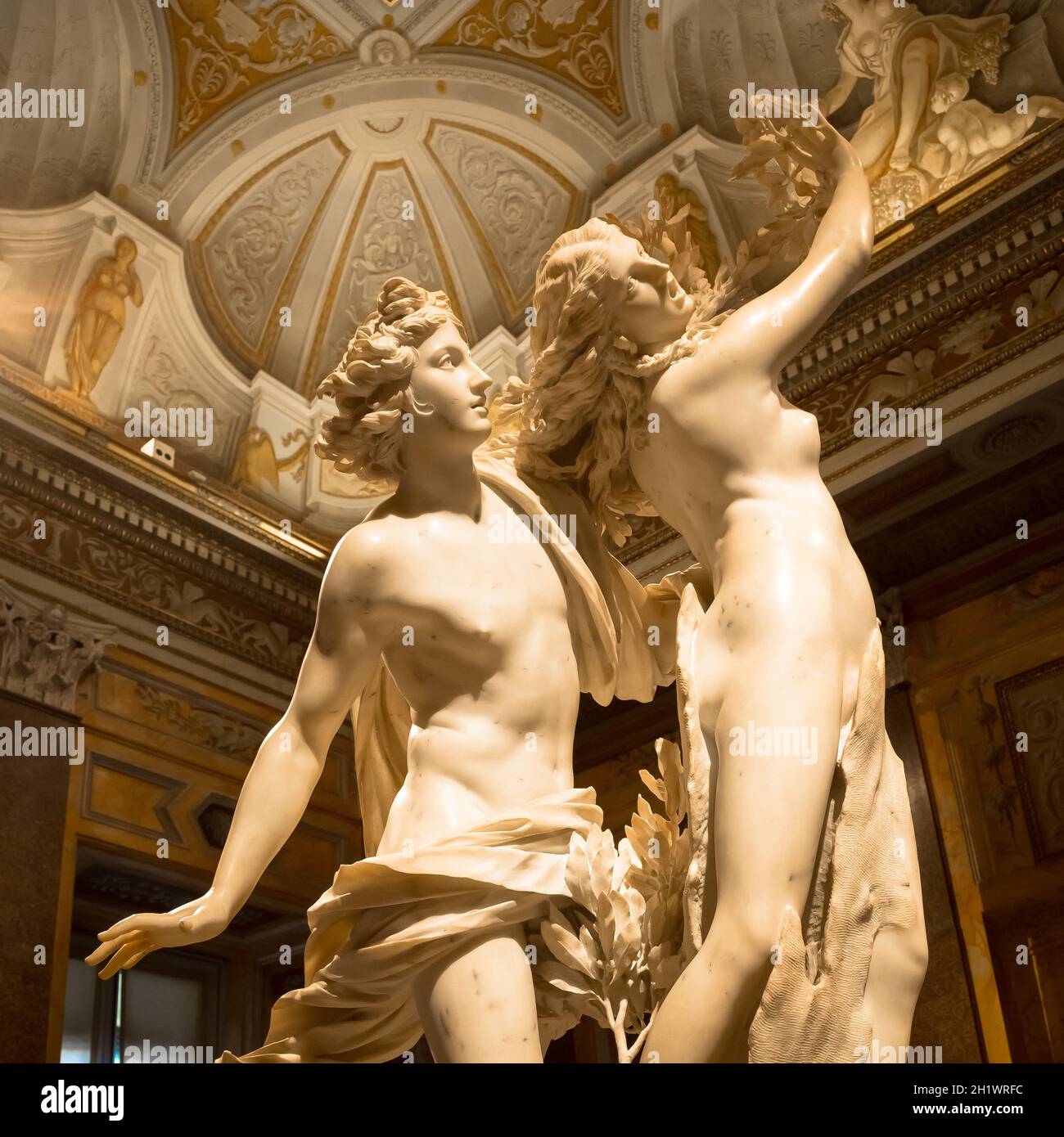 Rom, Italien, 24. AUGUST 2018: Gian Lorenzo Bernini Meisterwerk, Apollo e Dafne, datiert 1625 Stockfoto