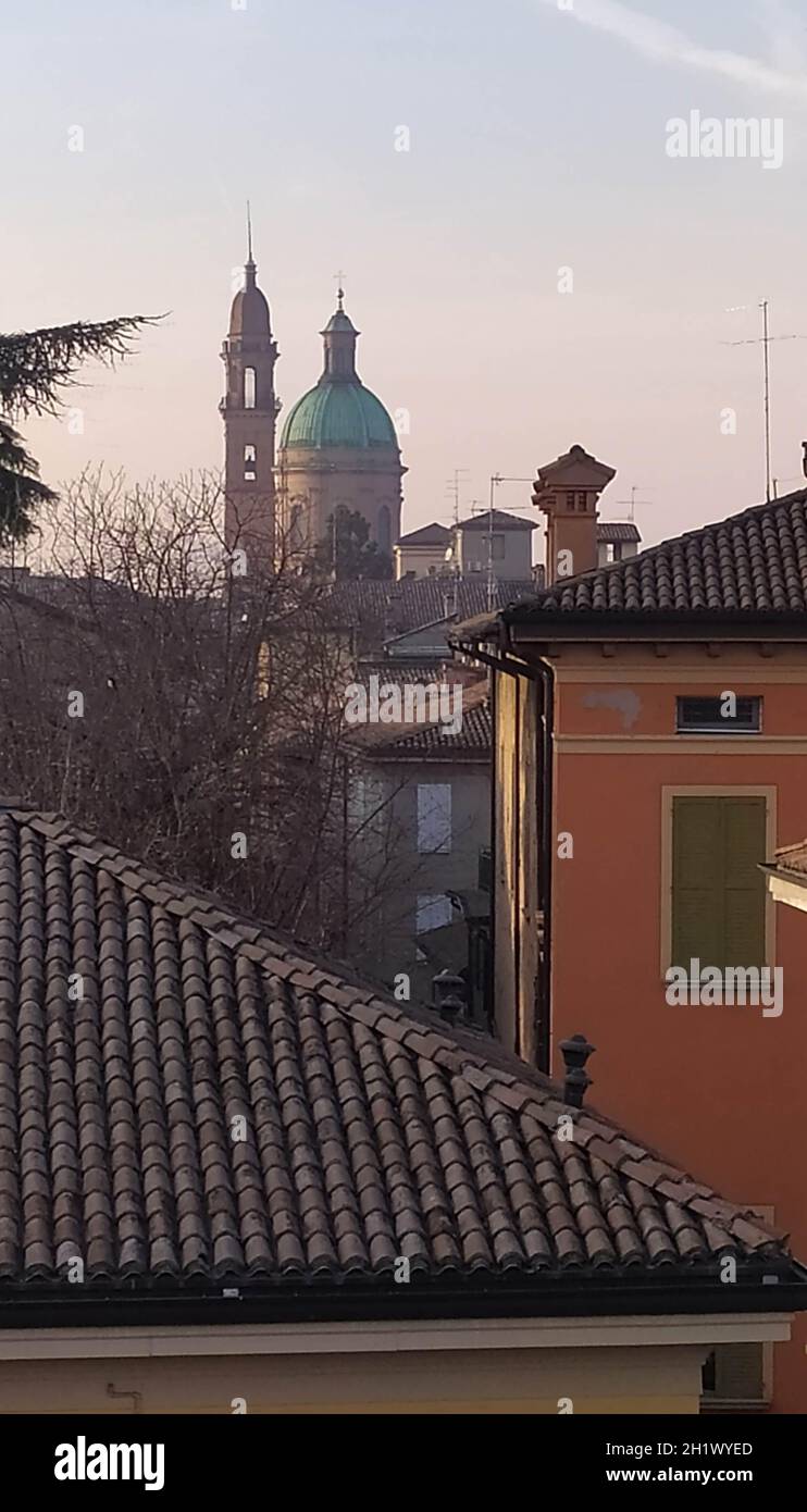 Kirche San Giorgio, Reggio Emilia, Italien. Hochwertige Fotos Stockfoto