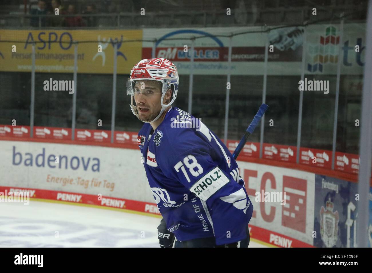 Will Weber (SERC Wild Wings) beim Eishockey: Testspiel SERC Wild Wings gegen Augsburg Panther Stockfoto