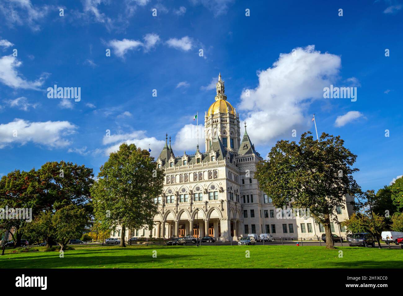 Connecticut State Capitol in der Innenstadt von Hartford, Connecticut in den USA Stockfoto