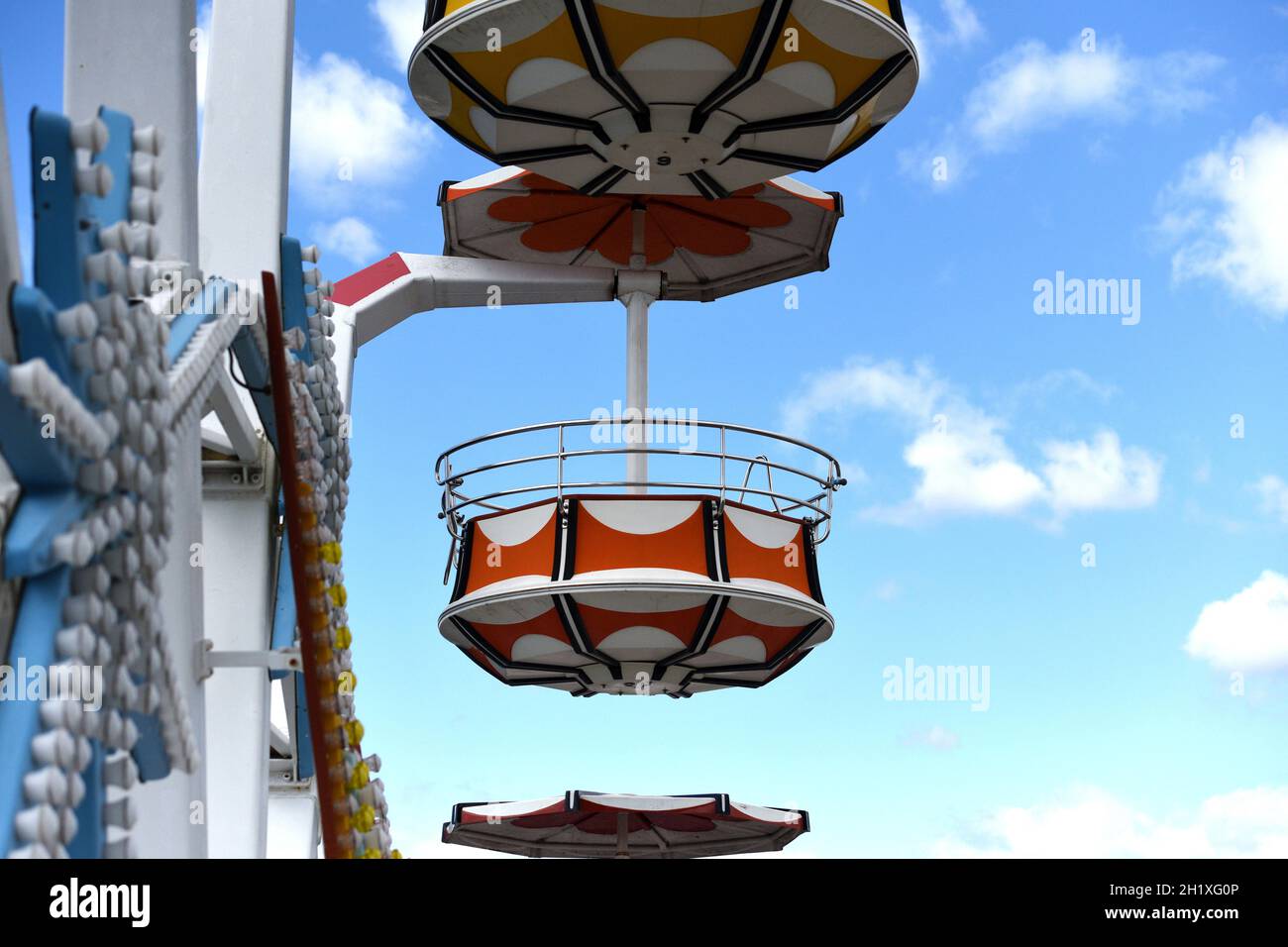 Der kleine Ververgnügungspark 'Böhmischer Prater' in Wien, Österreich