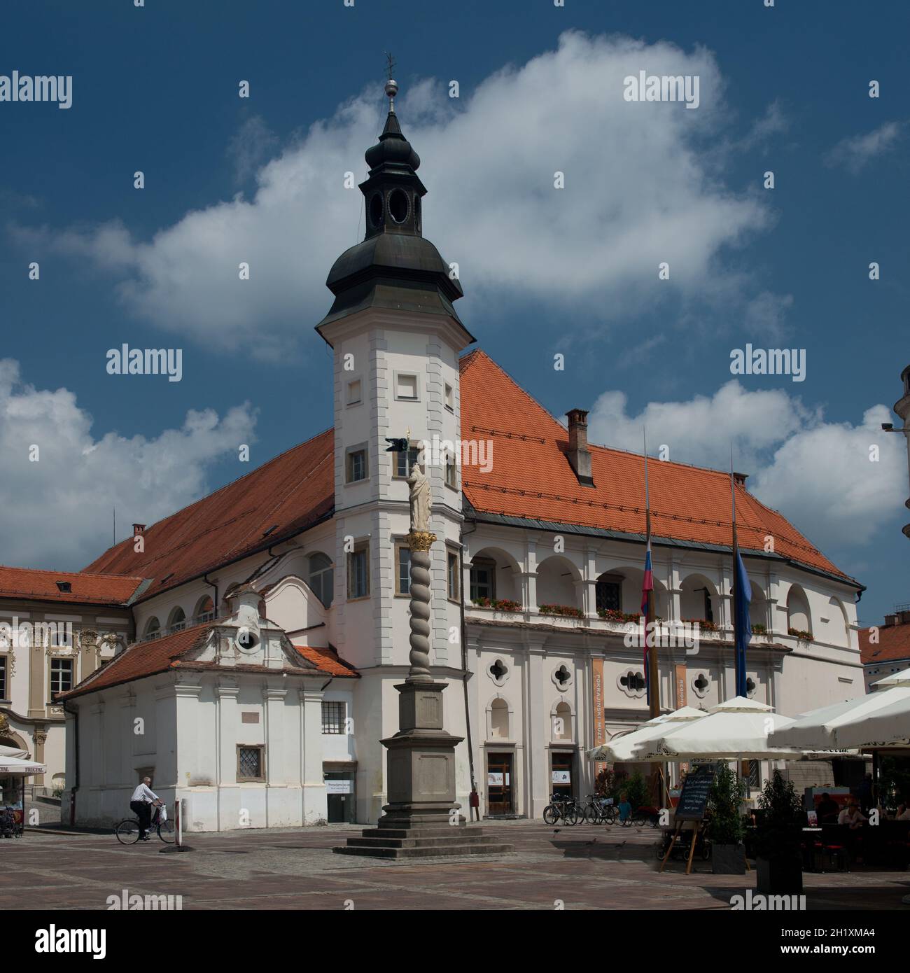 Die Burg von Maribor, befindet sich in der Altstadt der slowenischen Stadt. Stockfoto