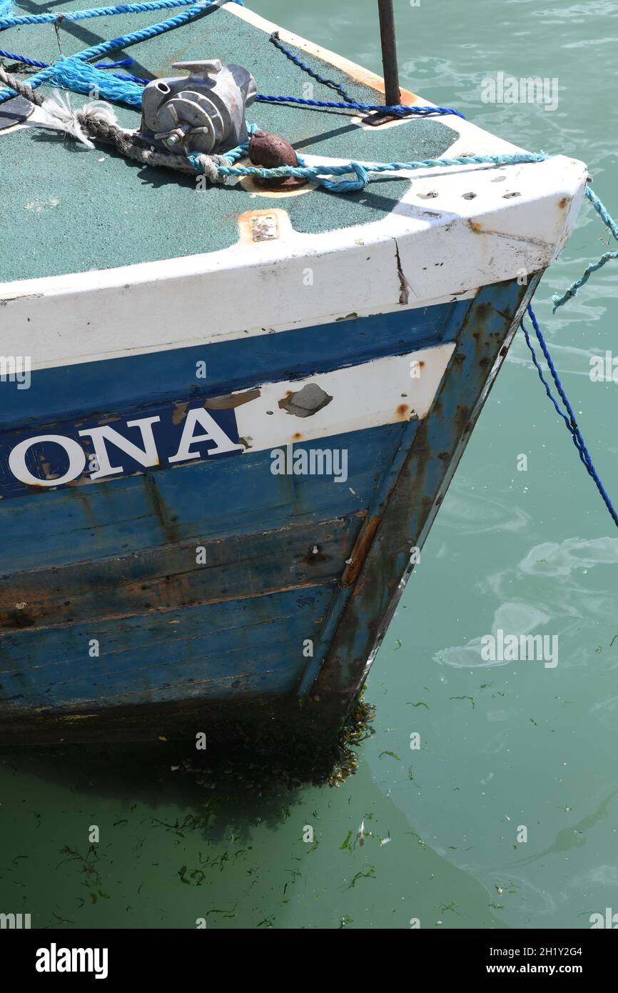 Britische Fischerboote Stockfoto