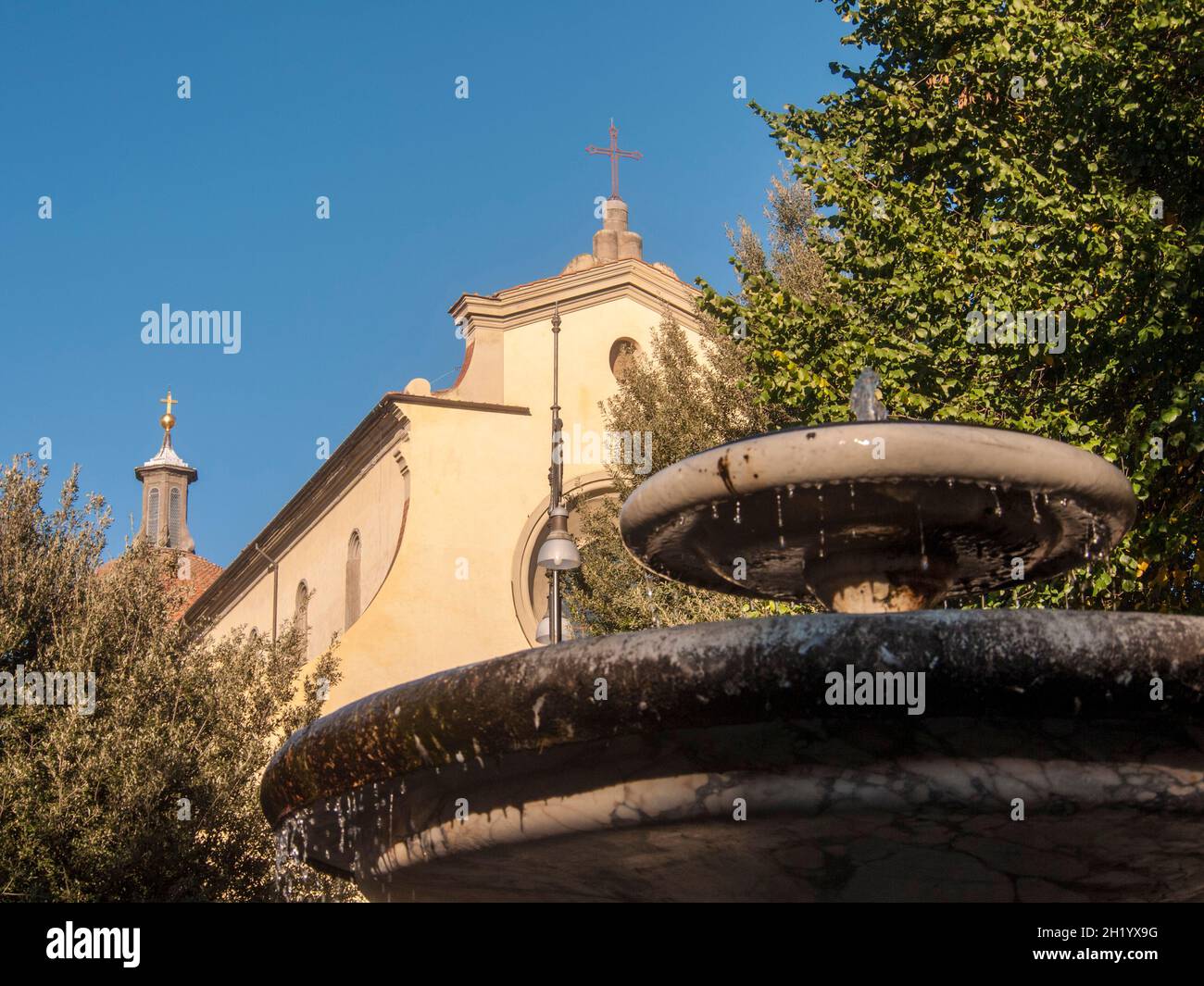 Italien, Toskana, Florenz, die Santo spirito Kirche. Stockfoto