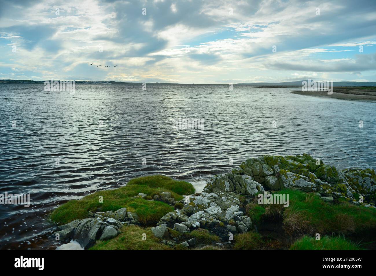 Loch Indaal Islay Schottland Stockfoto
