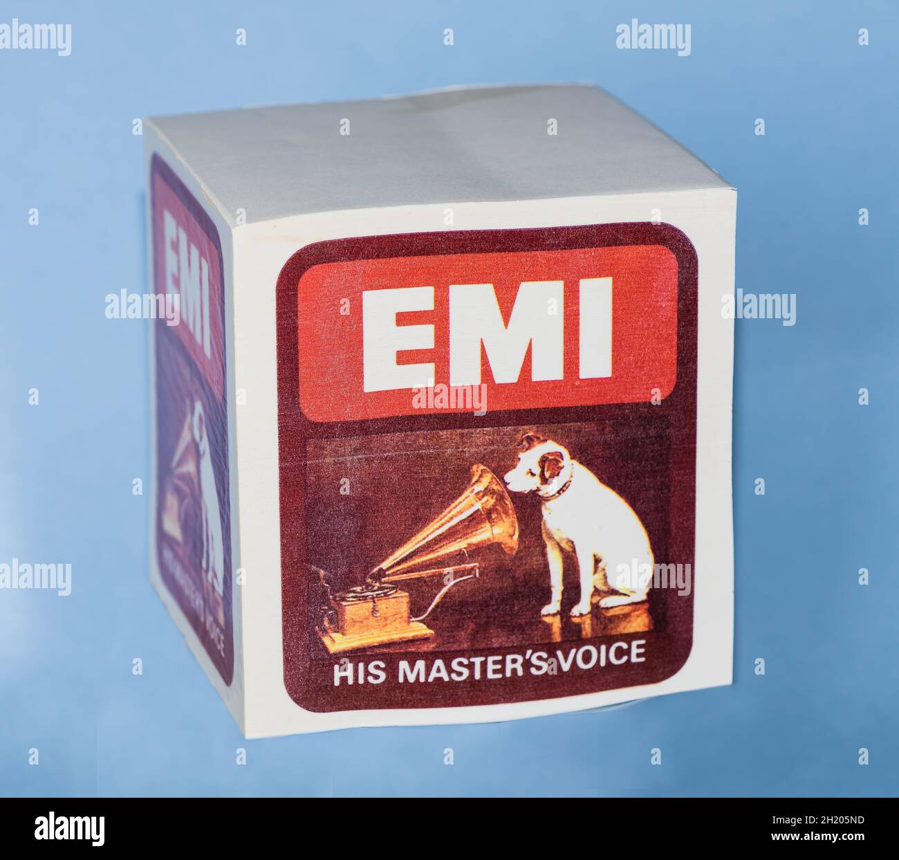 Memories of EMI – HMV-Geschenkbecher. Ein Marketingtool für klassische Abteilungen Stockfoto