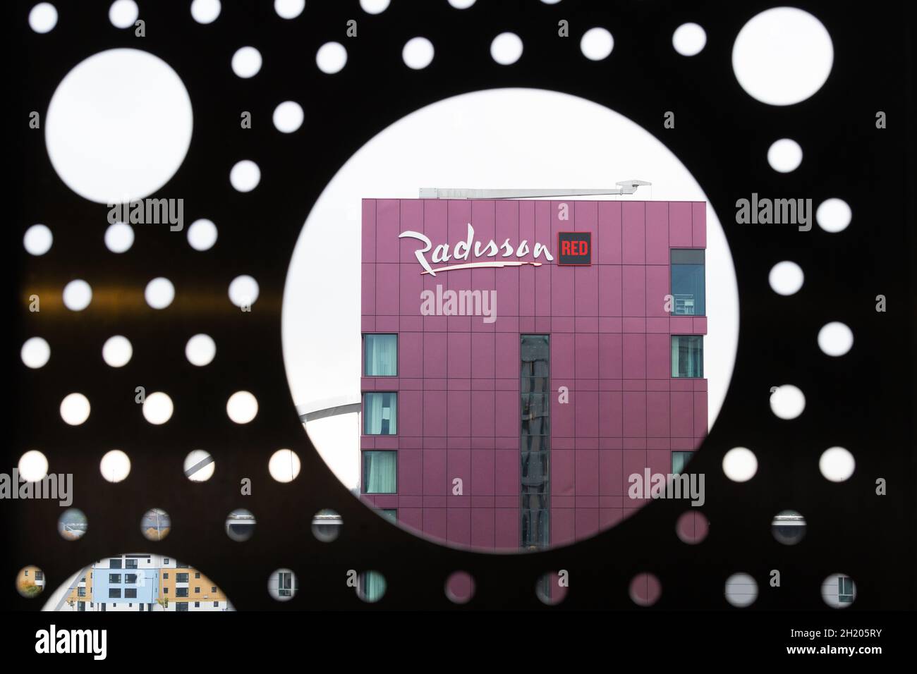 Radisson RED Hotel, Glasgow, Schottland, Großbritannien Stockfoto