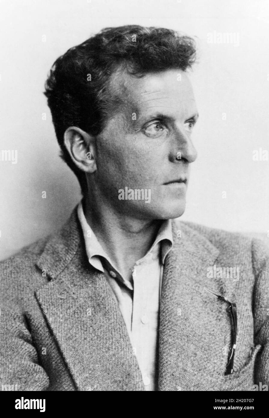 Ludwig Wittgenstein. Porträt des Philosophen Ludwig Josef Johann Wittgenstein (1889-1951) von Moritz Nähr, 1930. Stockfoto