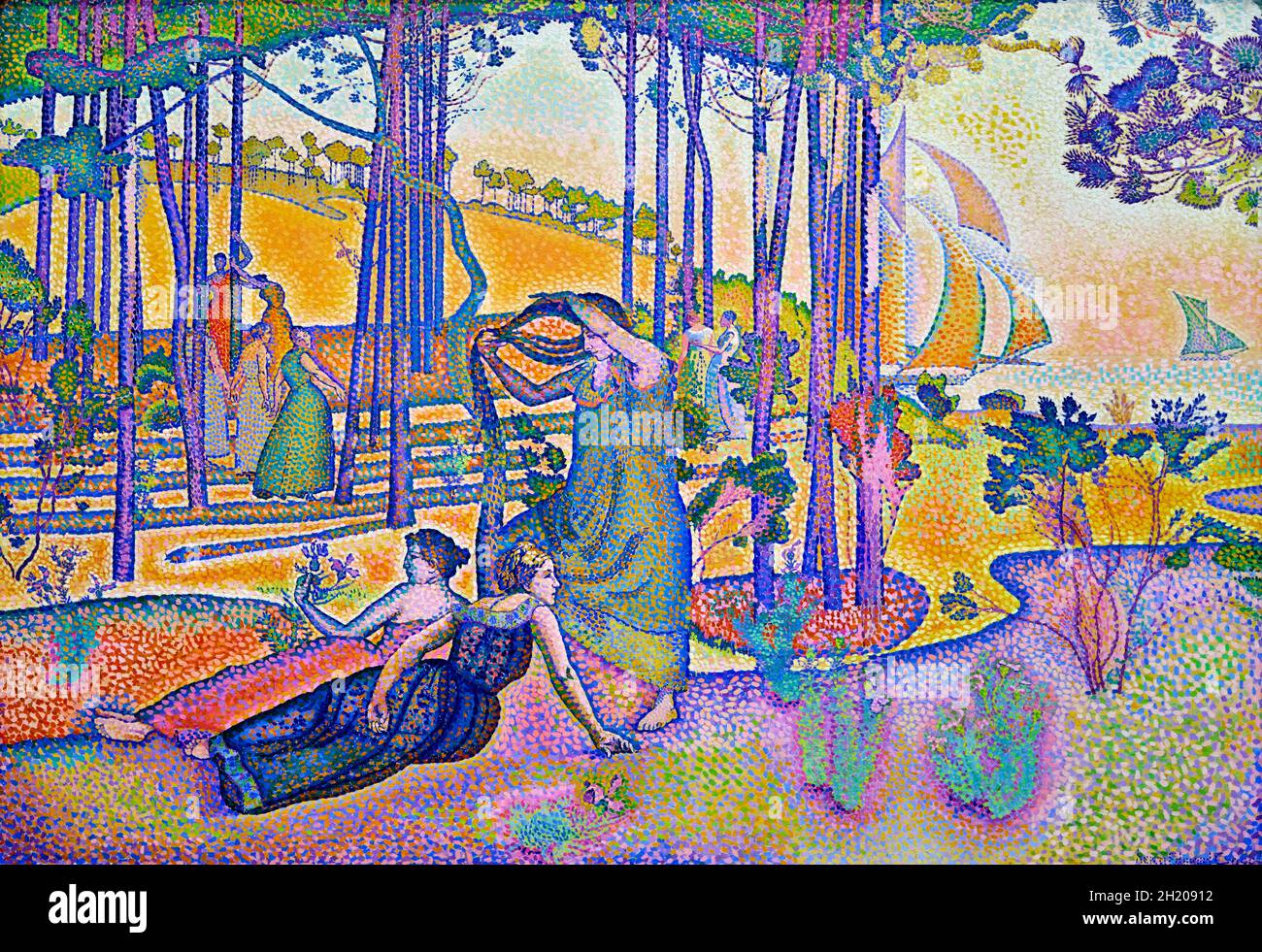 Frankreich, Paris, Museum Orsay, L'Air du Soir, Henri-Edmond Cross Stockfoto