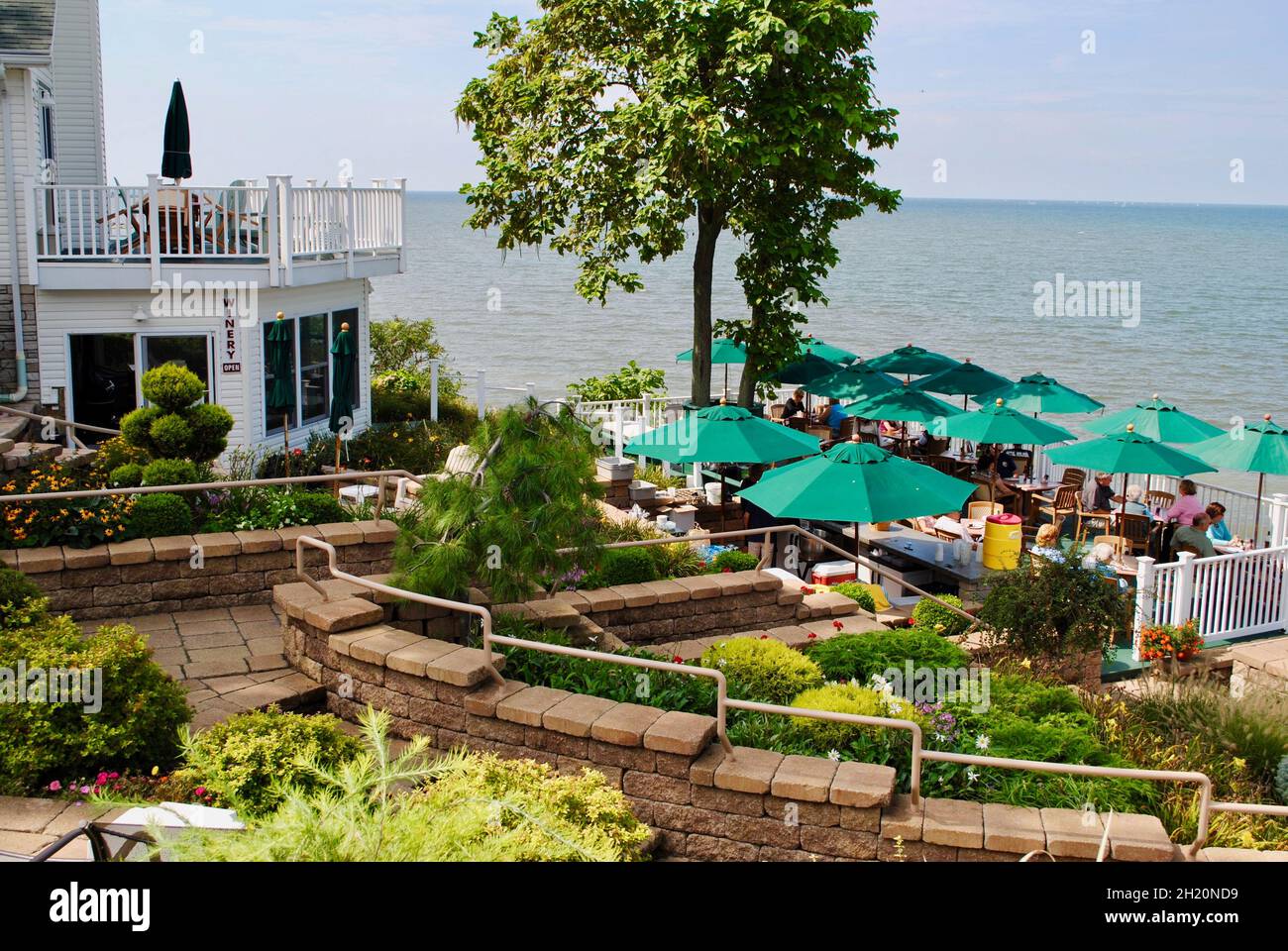 Restaurant und Inn at Geneva on the Lake im Nordosten von Ohio. Stockfoto