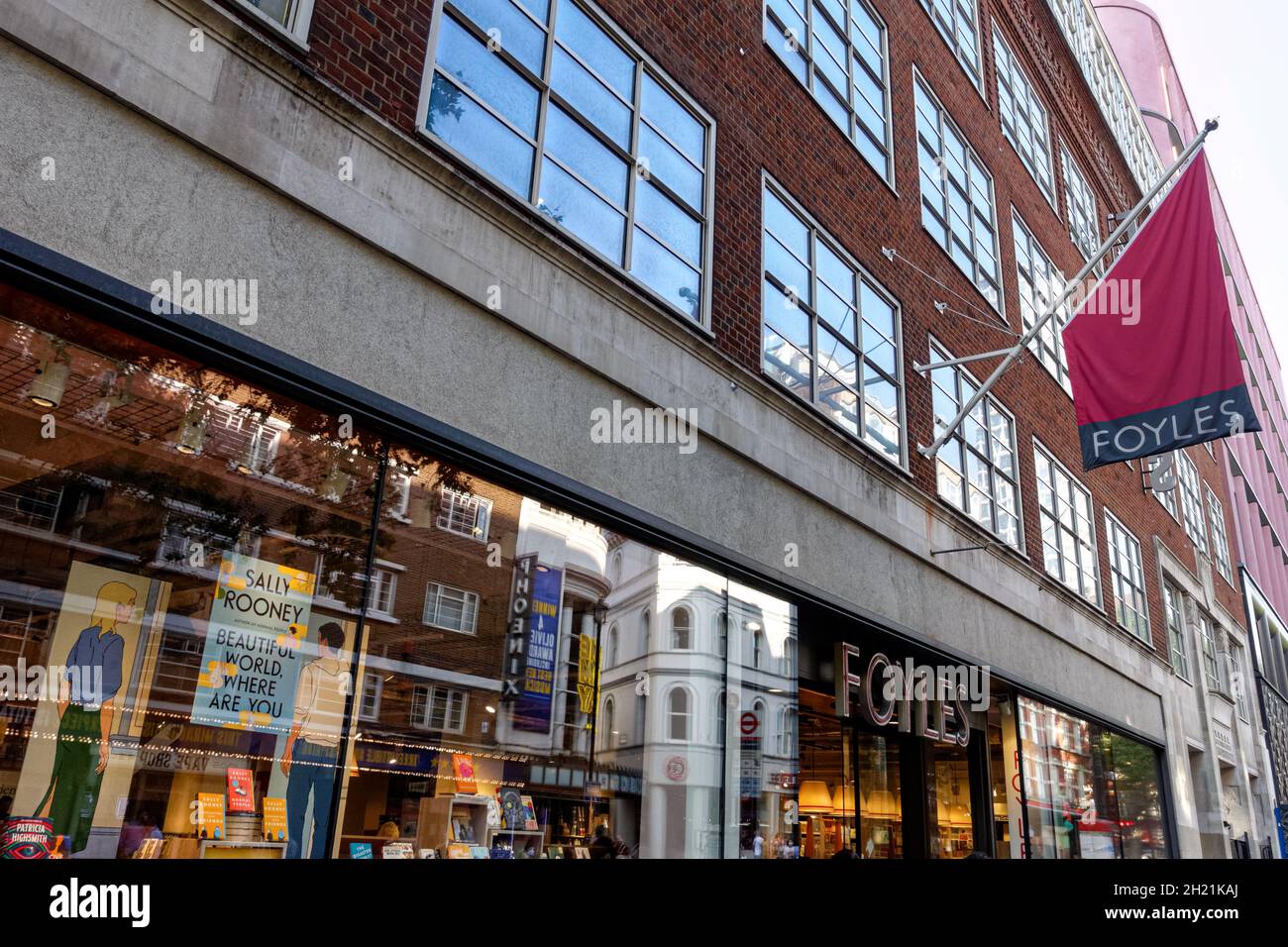 Foyles Buchhandlung an der Charing Cross Road, London England Vereinigtes Königreich Großbritannien Stockfoto