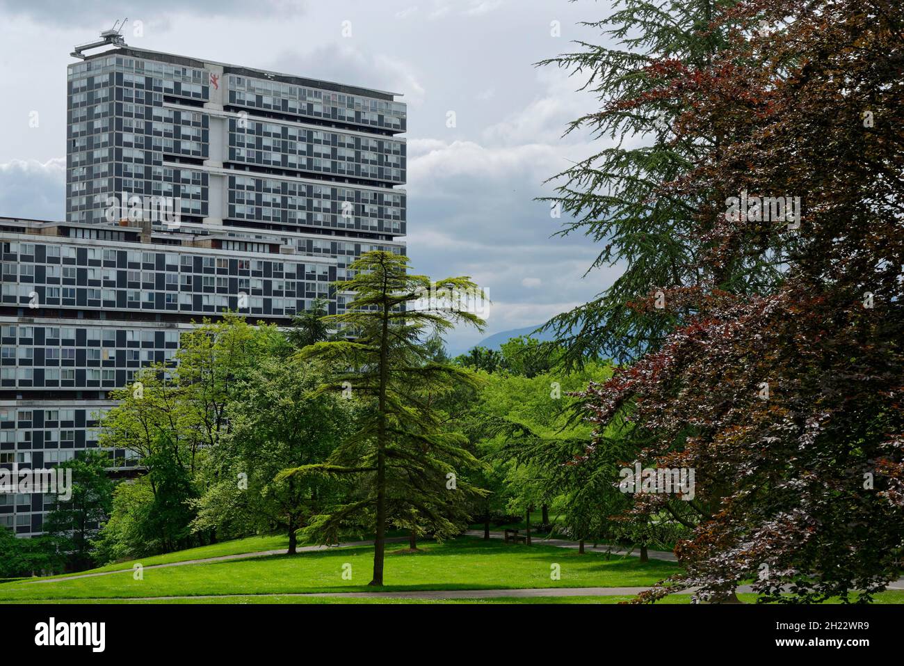 La Lignon Wohnanlage, Genf, Schweiz Stockfoto