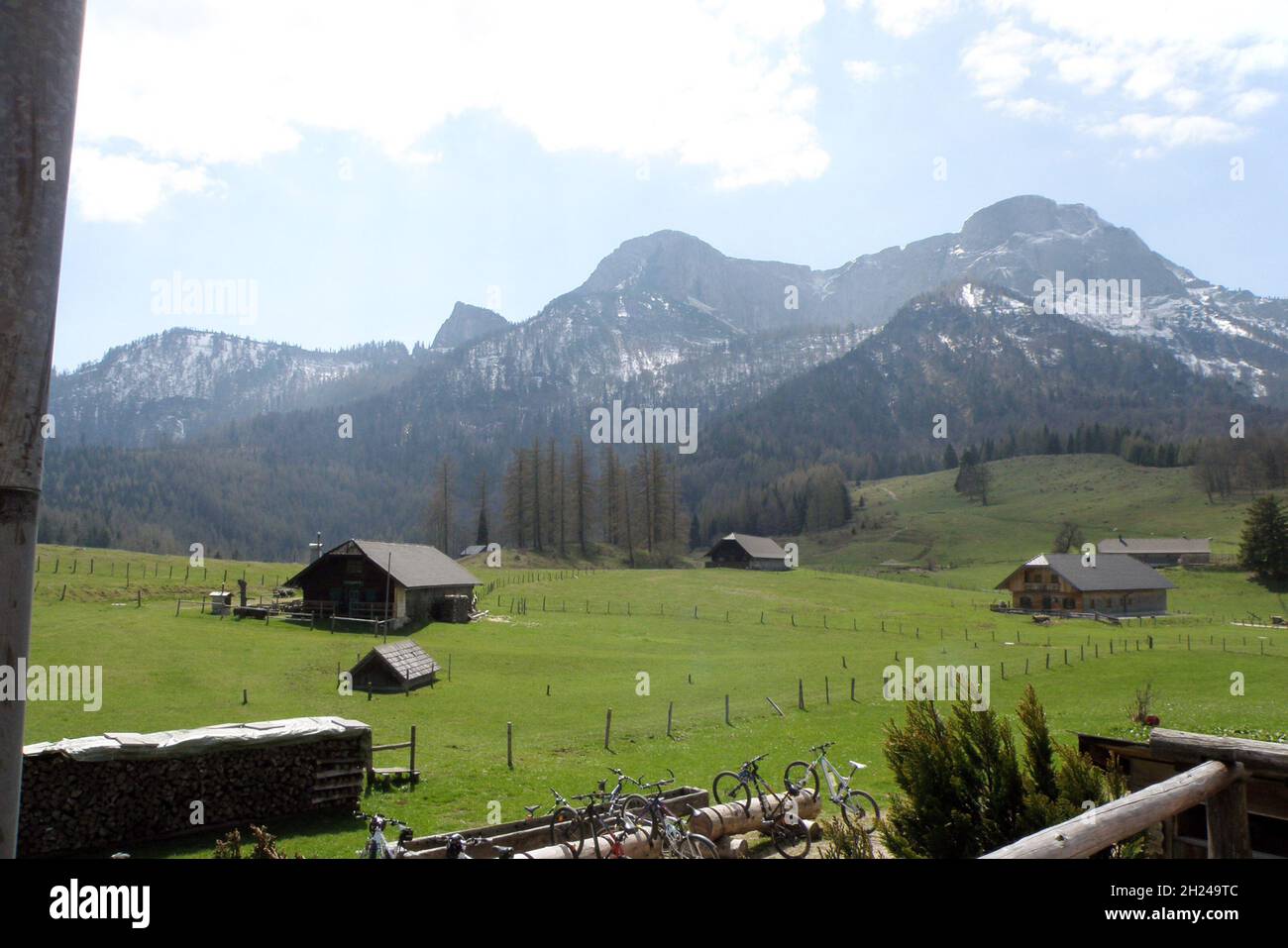 Eisenau-Alm Sankt Gilgen, Salzburg, Österreich, Europa - Eisenau-Alm Sankt Gilgen, Salzburg, Österreich, Europa Stockfoto