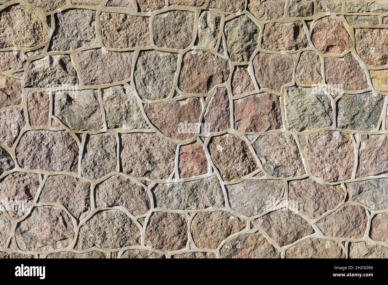 Alte Steinmauer Hintergrundtextur Stockfoto