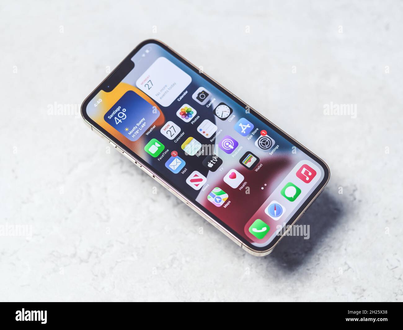 IPhone 13 Pro Showcase Stockfoto