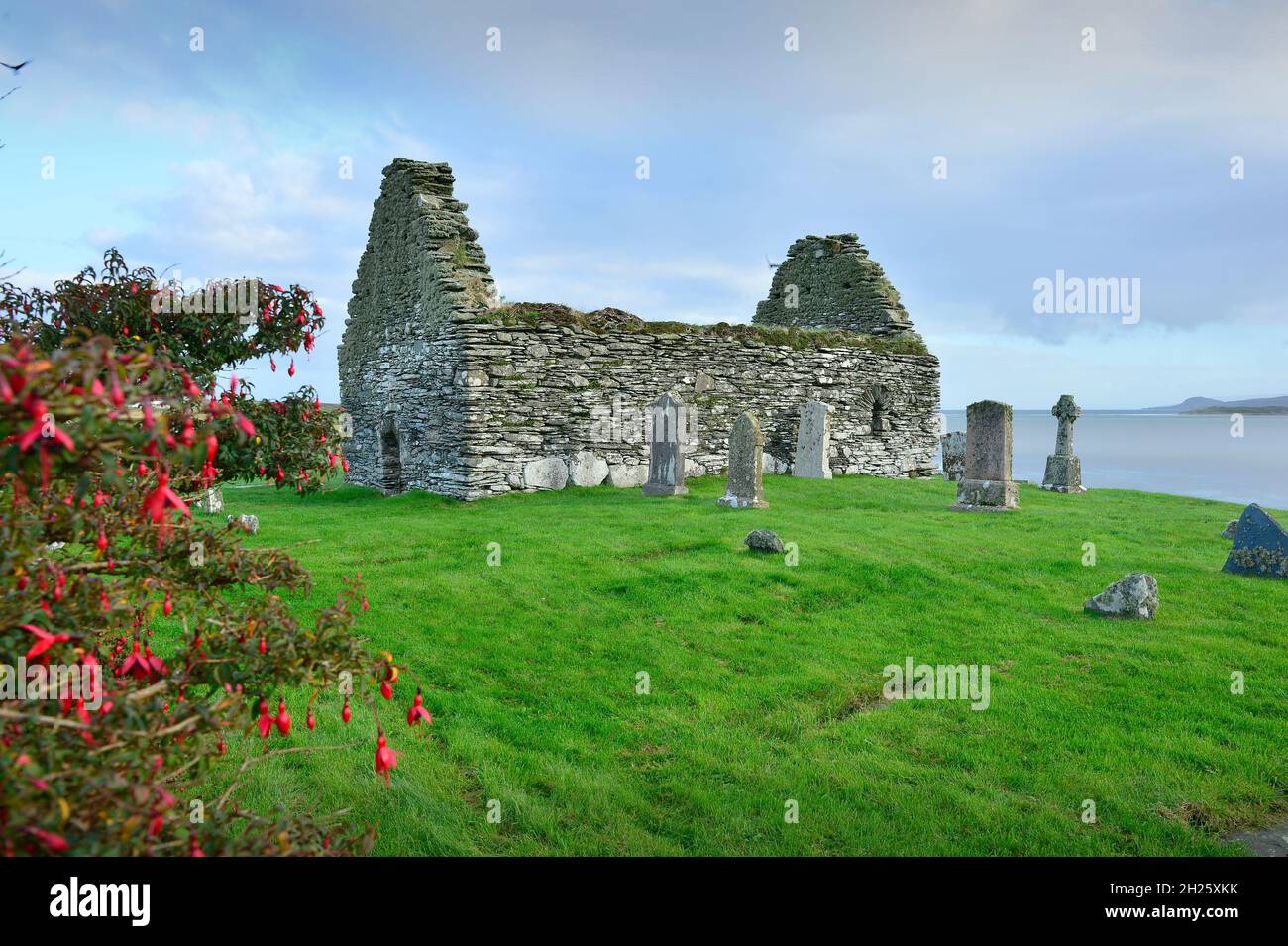 Kilnave Chapel Islay Scotland Großbritannien Stockfoto