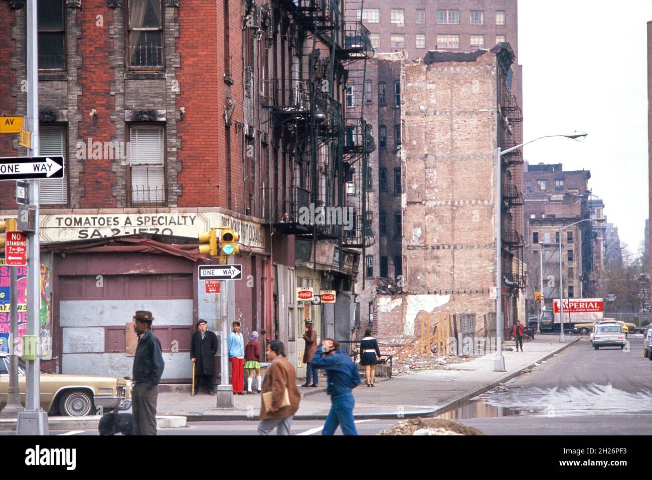 Straßenszene, 101st Street, Spanish Harlem, New York City, New York, USA, Bernard Gotfryd, 1967