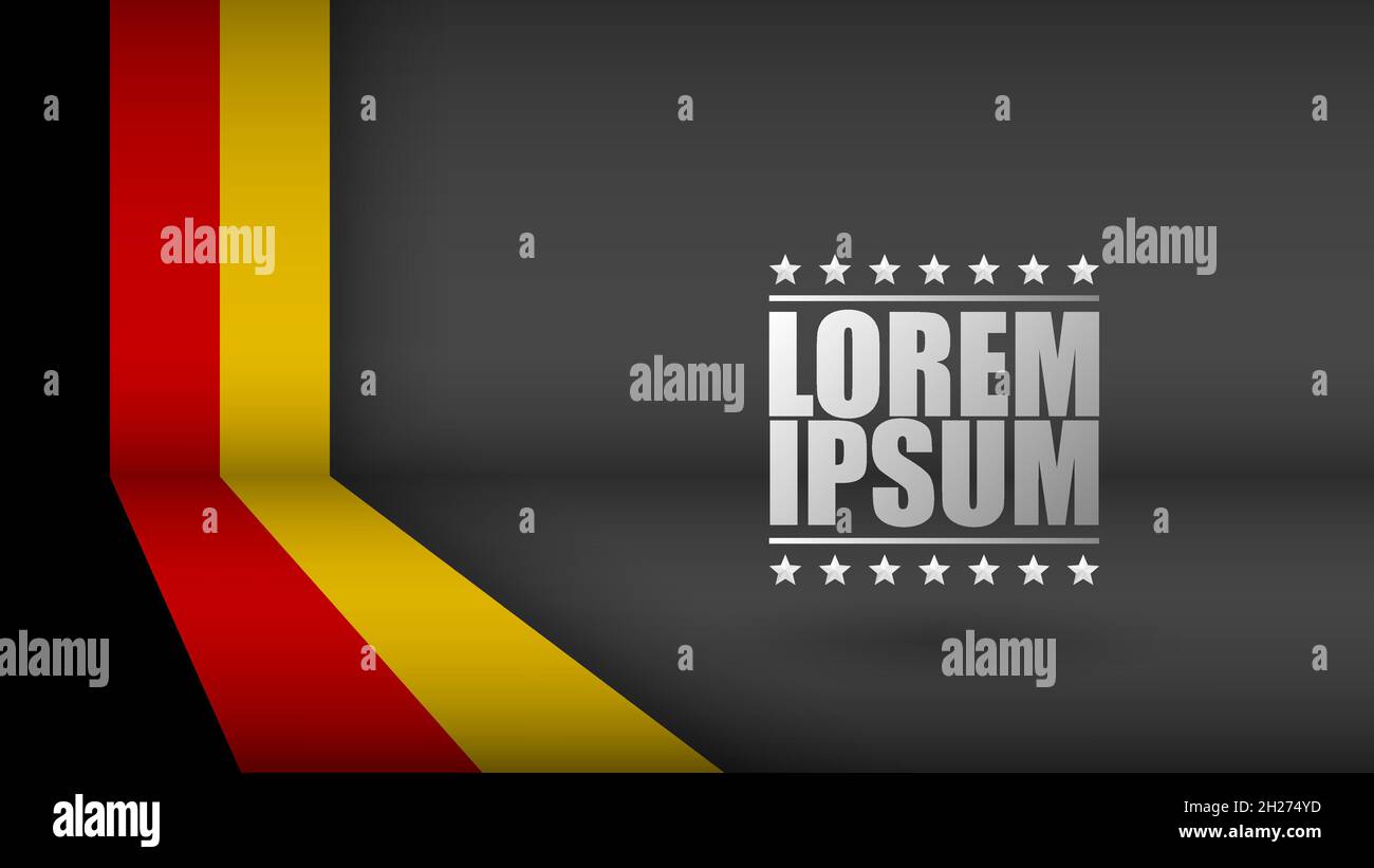 EPS10 Vector Patriotischer Hintergrund mit den Farben der Flagge Deutschlands. Ein Element der Wirkung für die Verwendung, die Sie daraus machen möchten. Stock Vektor EPS10 Vector Patriotischer Hintergrund mit den Farben der Flagge Deutschlands. Ein Element der Wirkung für die Verwendung, die Sie daraus machen möchten. Stock Vektor