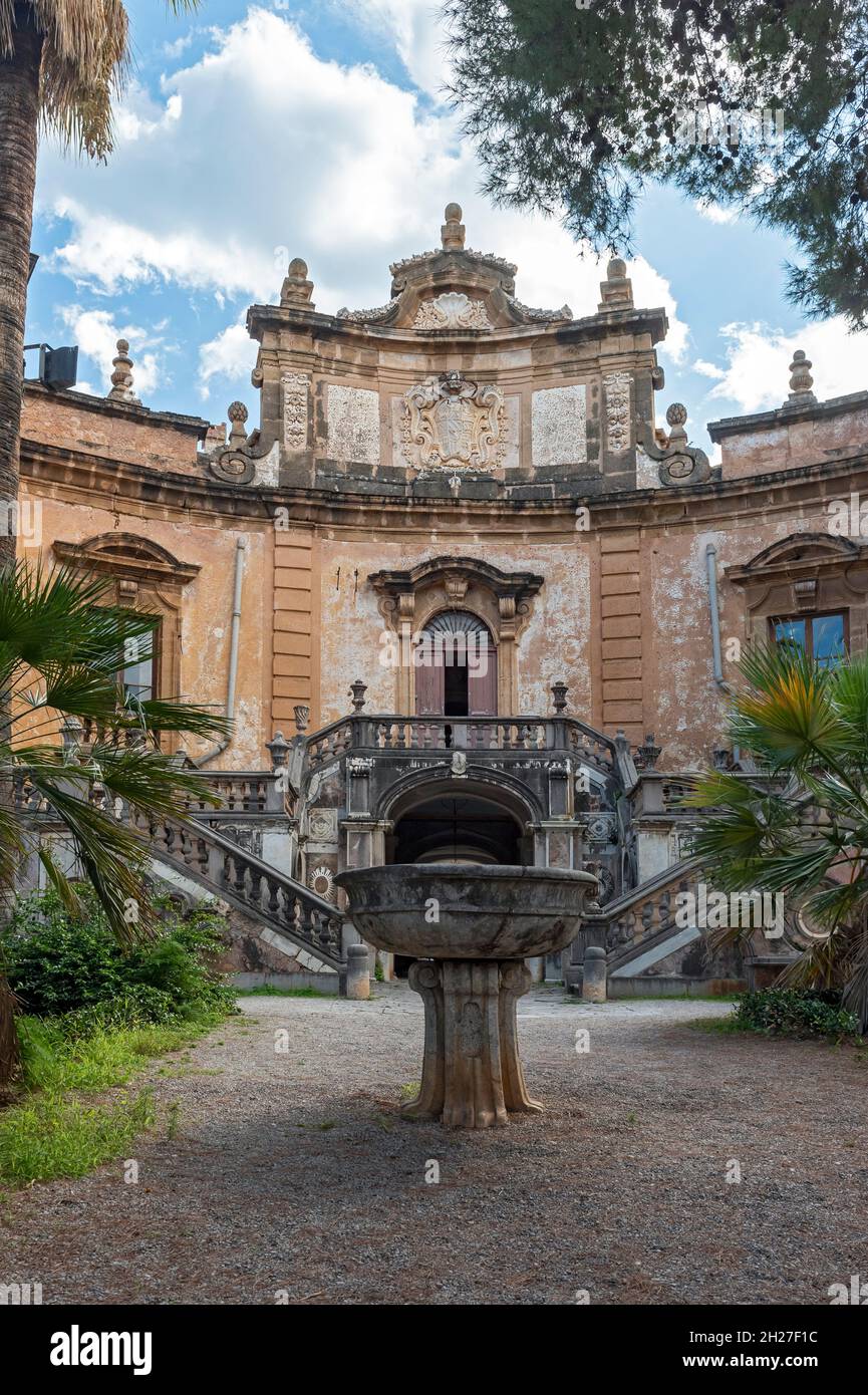 Villa Palagonia, Bagheria, Sizilien, Italien Stockfoto