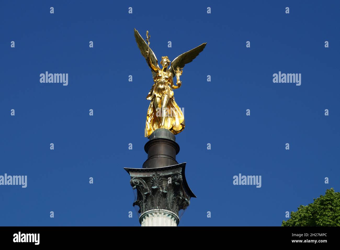 Denkmal des Friedensengels in München (Bayern in Deutschland) Stockfoto