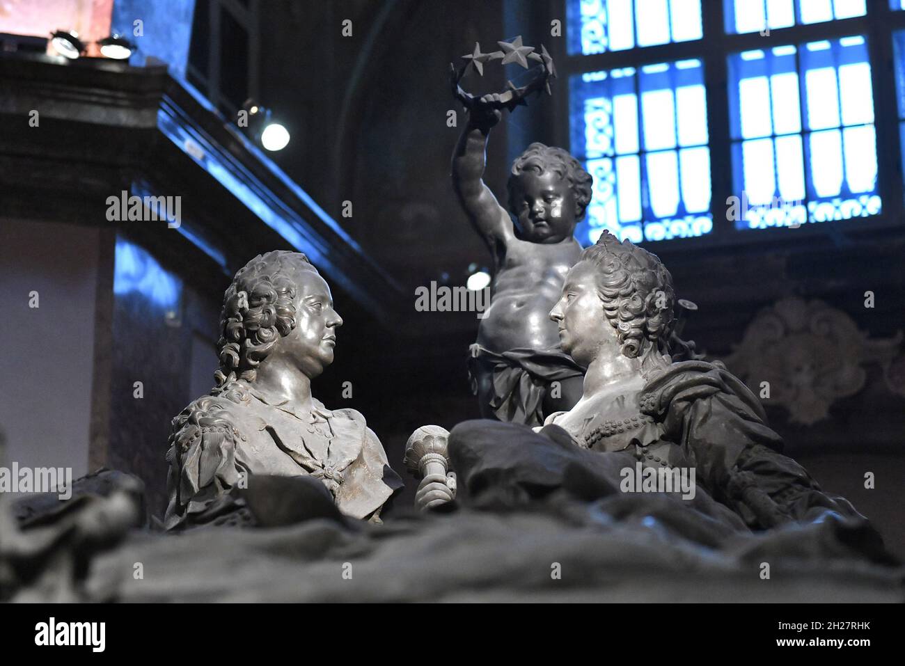 Die Kapuzinergruft Kaisergruft, Wien, Österreich, Europa - die Kapuzinergruft in Wien, Österreich, Europa Stockfoto