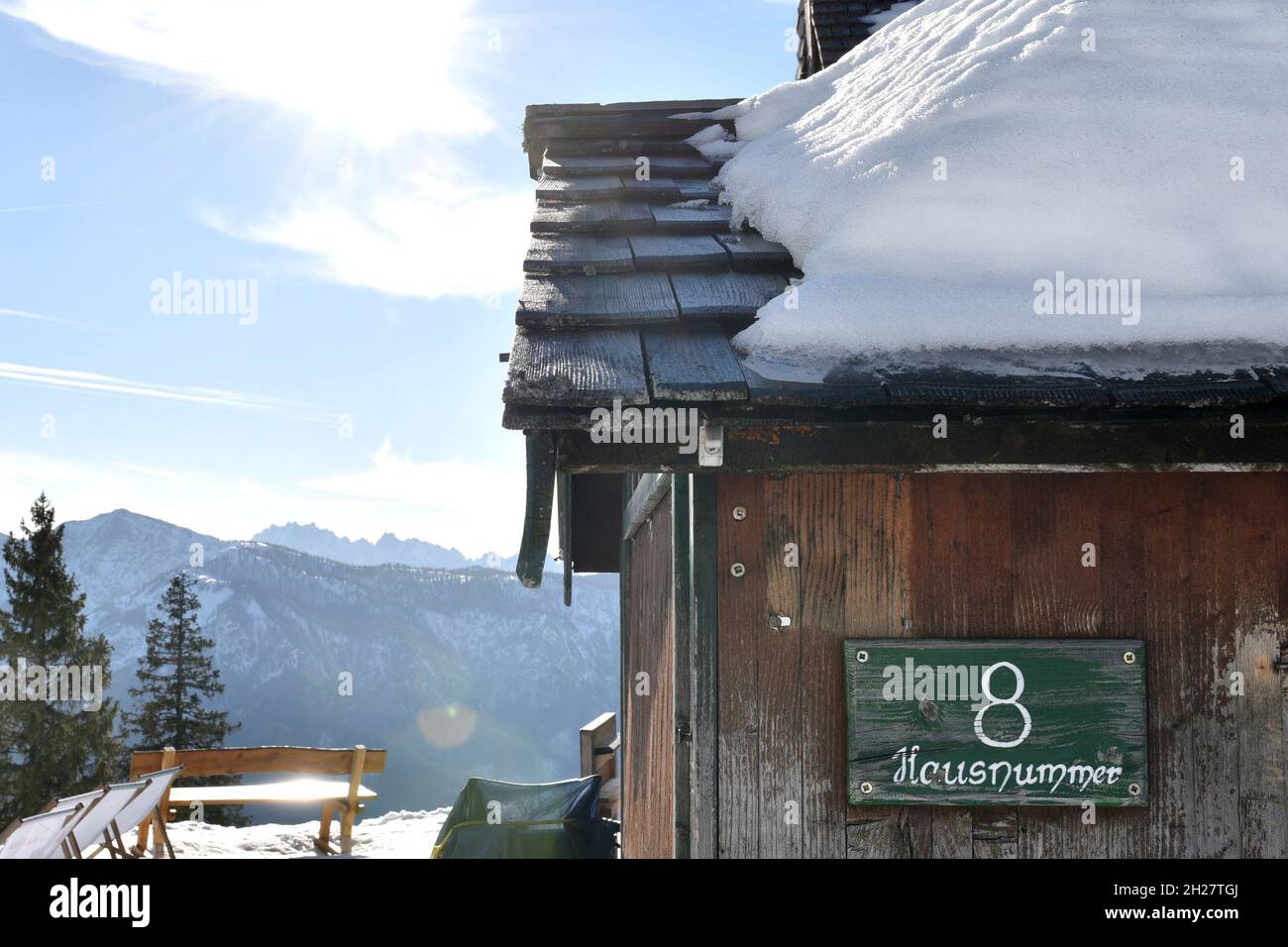 Katrinalm (1393 Meter) in Bad Ischl (Salzkammergut, Bezirk Gmunden, Oberösterreich, Österreich) - Katrinalm (1393 Meter) in Bad Ischl (Salzkammergut, Stockfoto