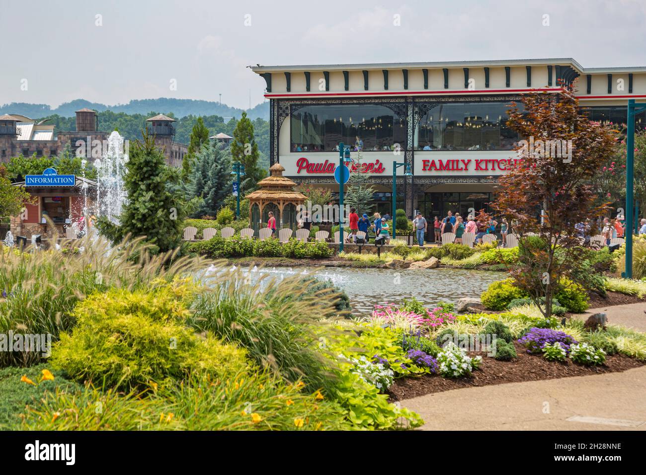 Paula Deens Family Kitchen Restaurant im Erholungsgebiet der Insel in Pigeon Forge, Tennessee Stockfoto