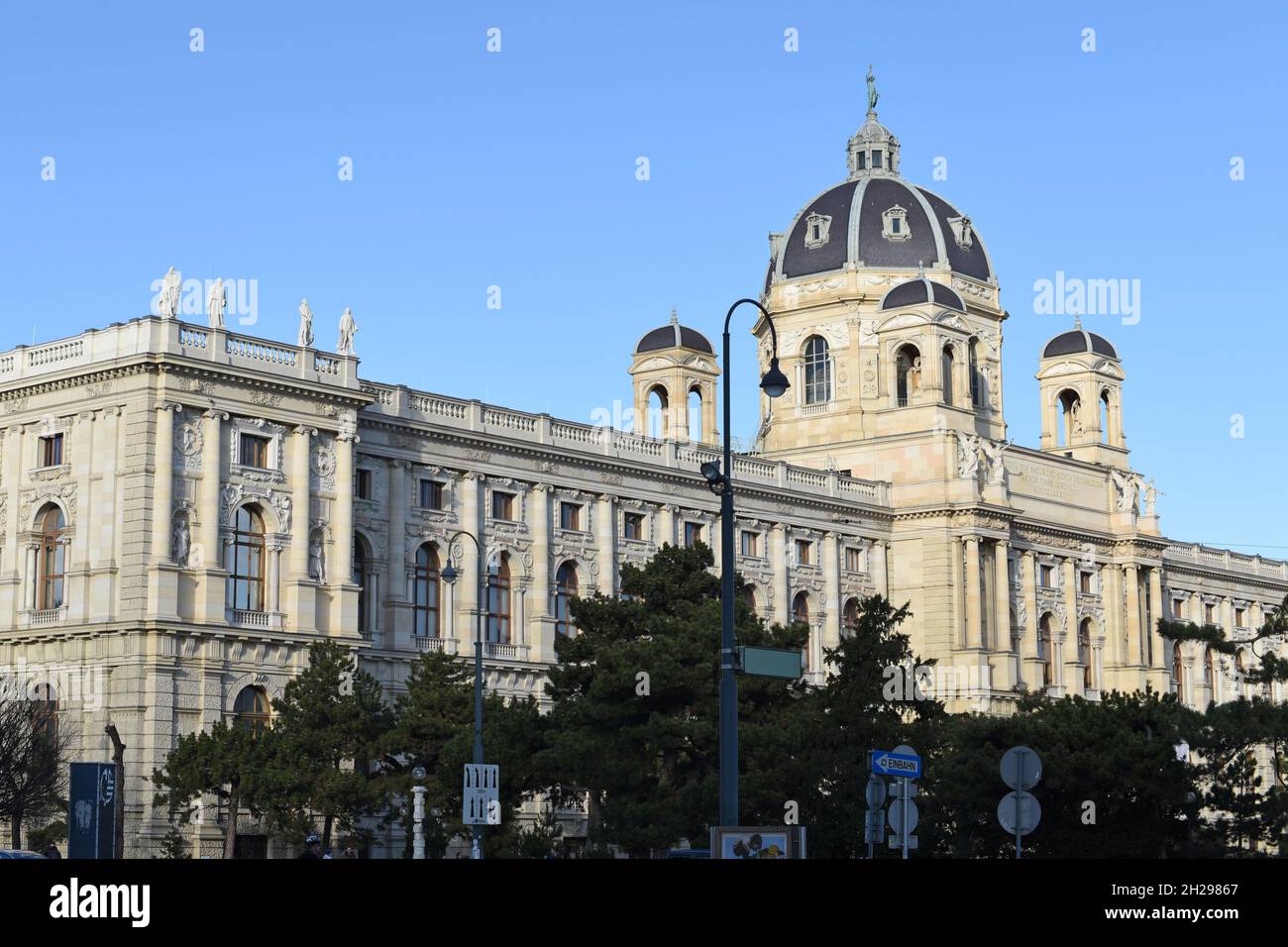 Das Naturhistorische Museum in Wien (NHM) zählt mit rund 30 Millionen Sammlungsobjekte zu den bedeutendsten Naturmuseen der Welt und ist Eines der gr Stockfoto