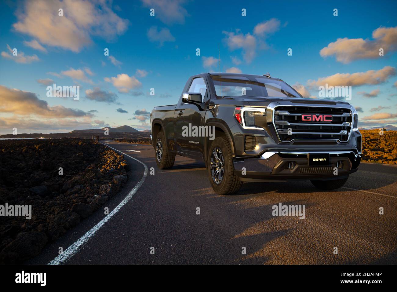 2021 GMC Sierra-Light-Duty Truck Stockfoto