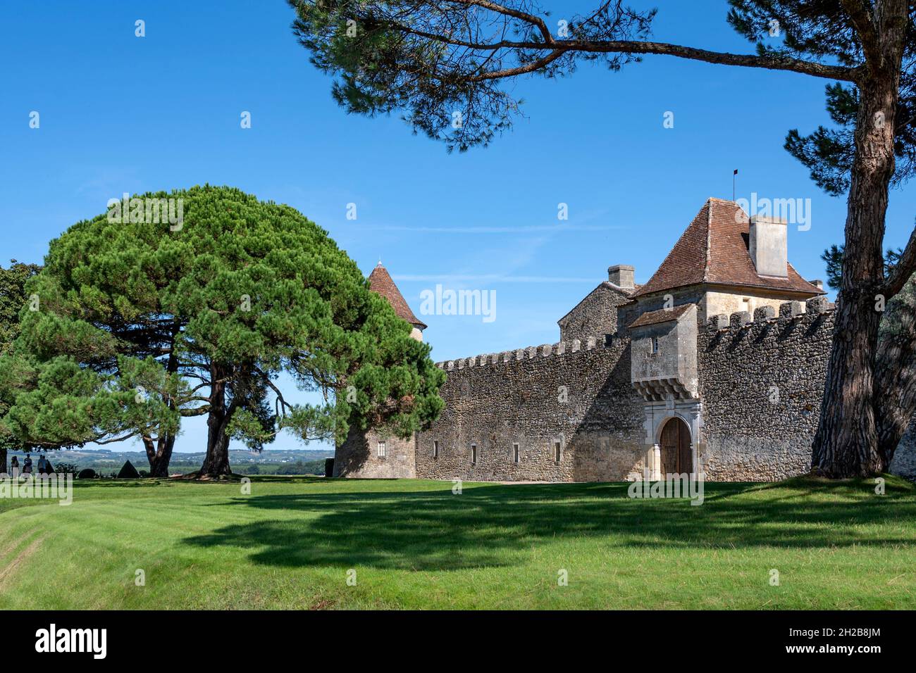 Château d'Yquem in Sauternes ist eines der exquisitesten... und... kostspieligsten Weingüter der Welt für Frankreich Stockfoto