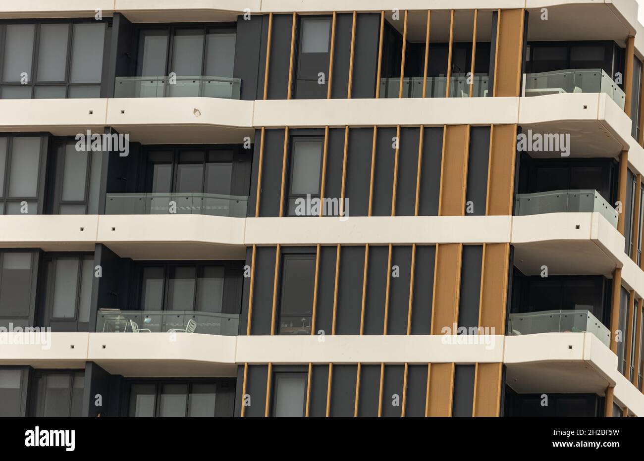 Schlichte Architektur Apartments New sydney Stockfoto