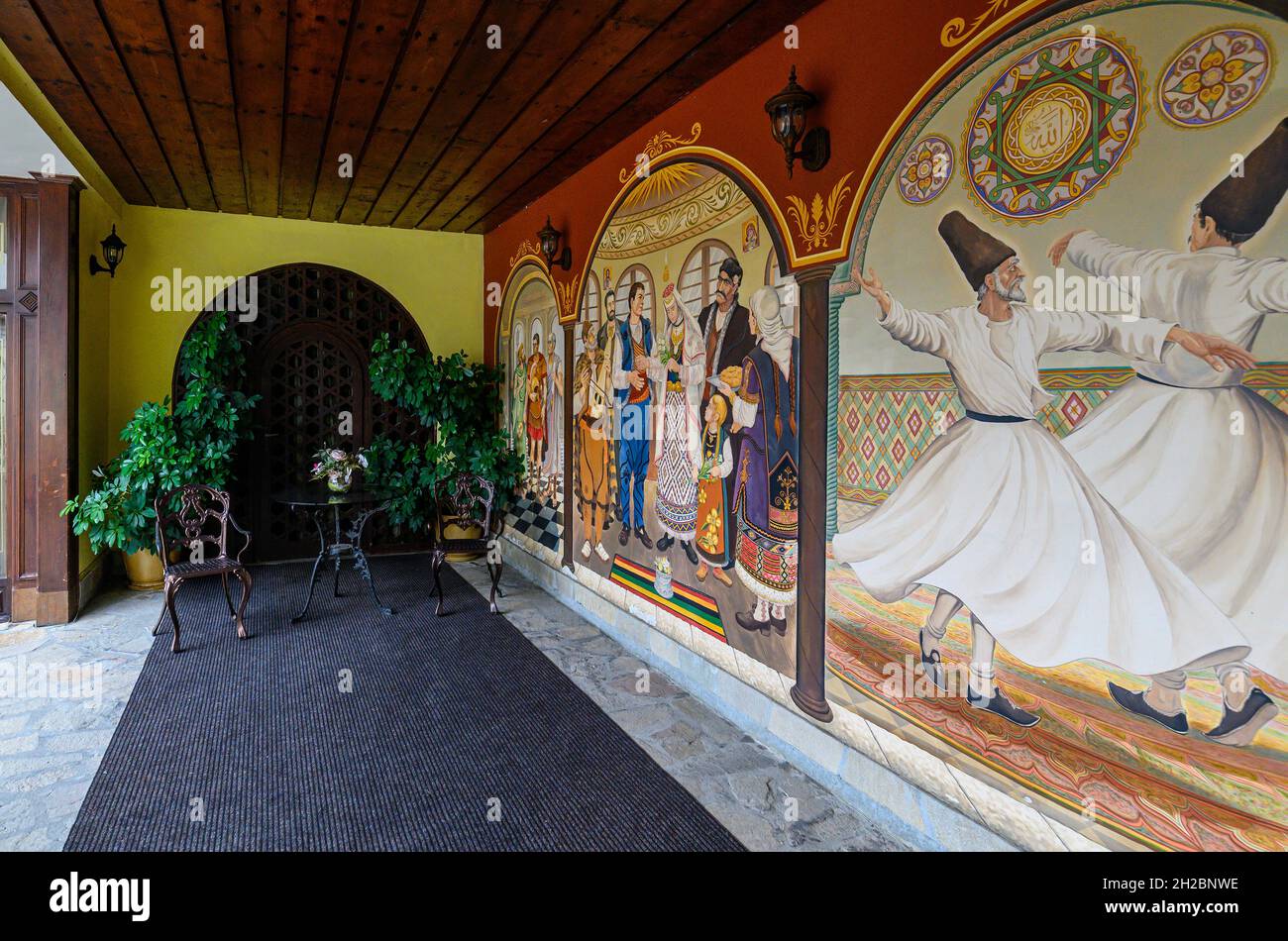 Plovdiv, Bulgarien. Mevlevi Hane - Derwischkloster in der Altstadt von Plovdiv Stockfoto