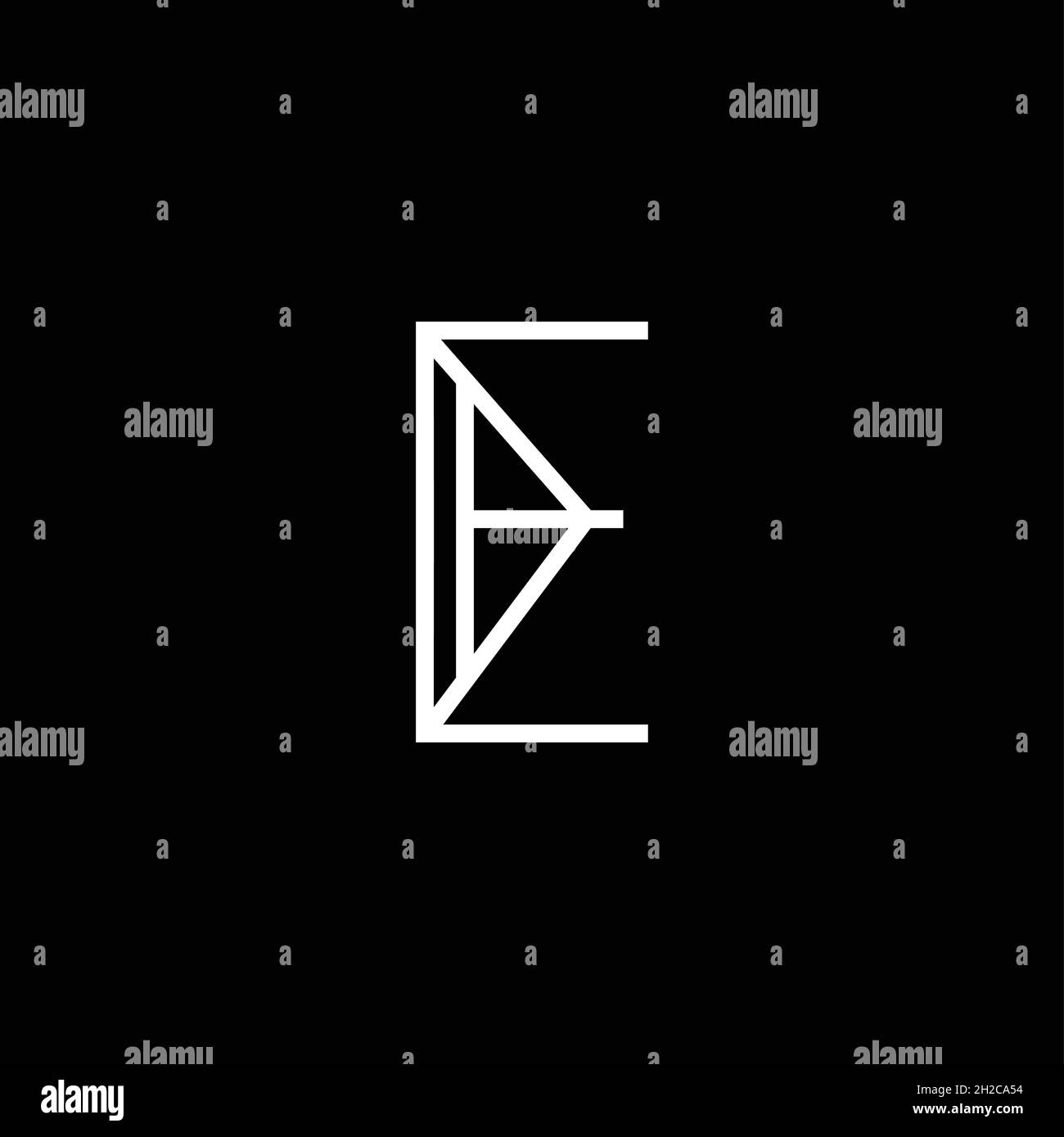 Anfangsbuchstabe E-Logo mit Vektorvorlage für kreative moderne Business-Typografie. Kreatives Logo mit abstraktem Buchstaben K Icon Stock Vektor