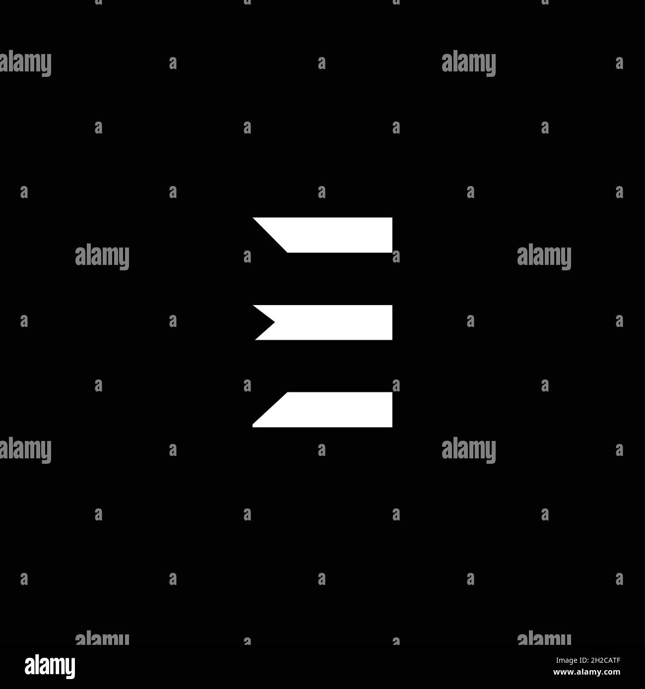 Anfangsbuchstabe E-Logo mit Vektorvorlage für kreative moderne Business-Typografie. Kreatives Logo mit abstraktem Buchstaben K Icon Stock Vektor