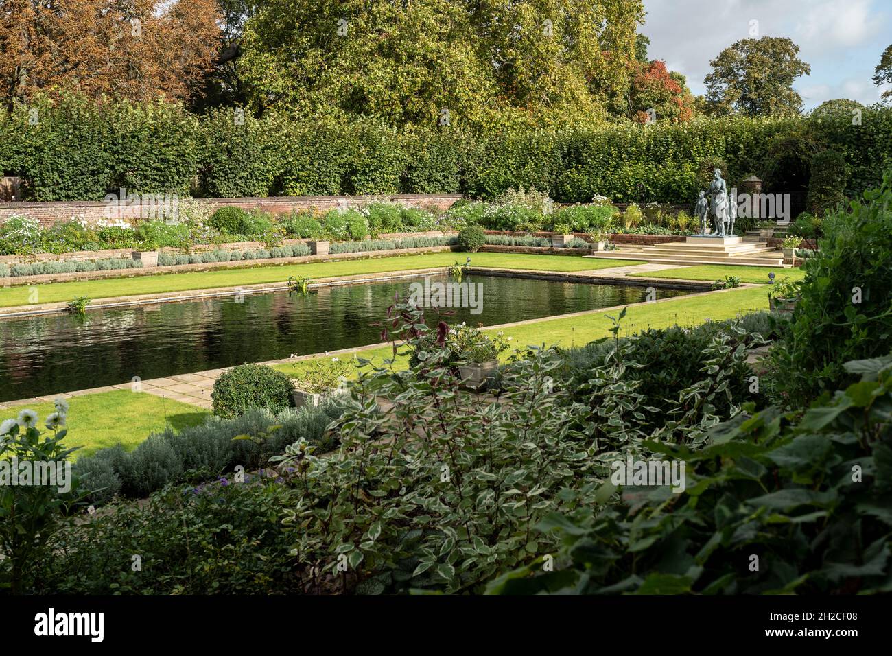 LONDON Der Princess Diana Memorial Garden im Kensington Palace in