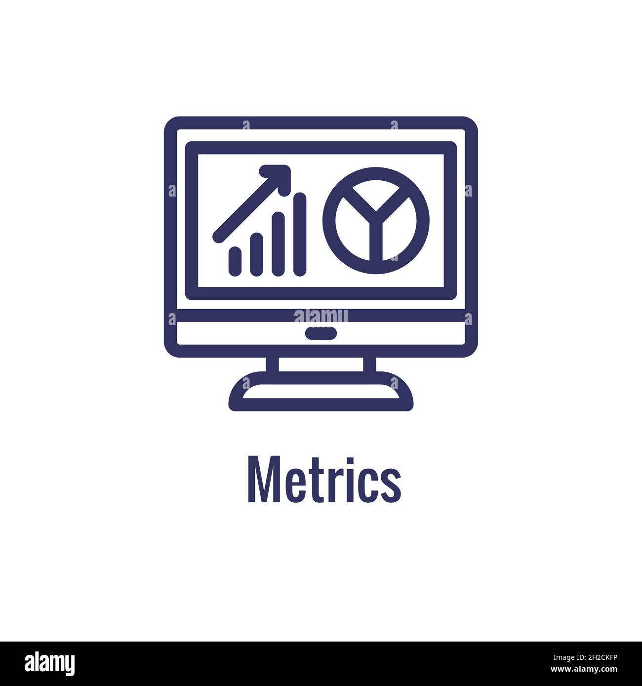 Symbol für agile Scrum-Prozesse und -Methoden Stock Vektor