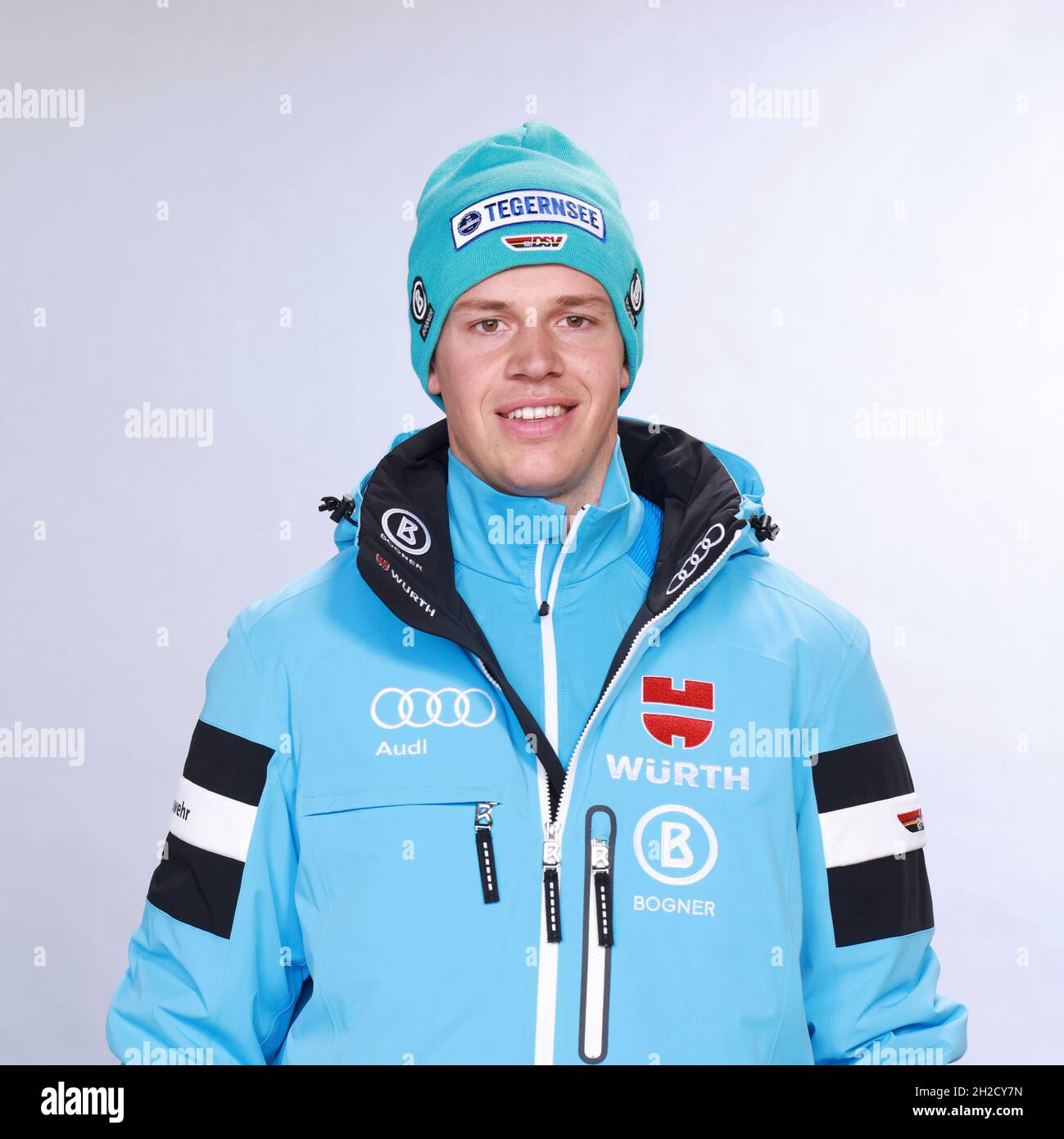 Deutschland. Oktober 2021. Anton TREMMEL, Einzelbild, Einzelbild beschnitten, Porträt, Porträt, Portrait, DSV, Deutscher Skiverband Saison 2021/2022 Credit: dpa/Alamy Live News Stockfoto